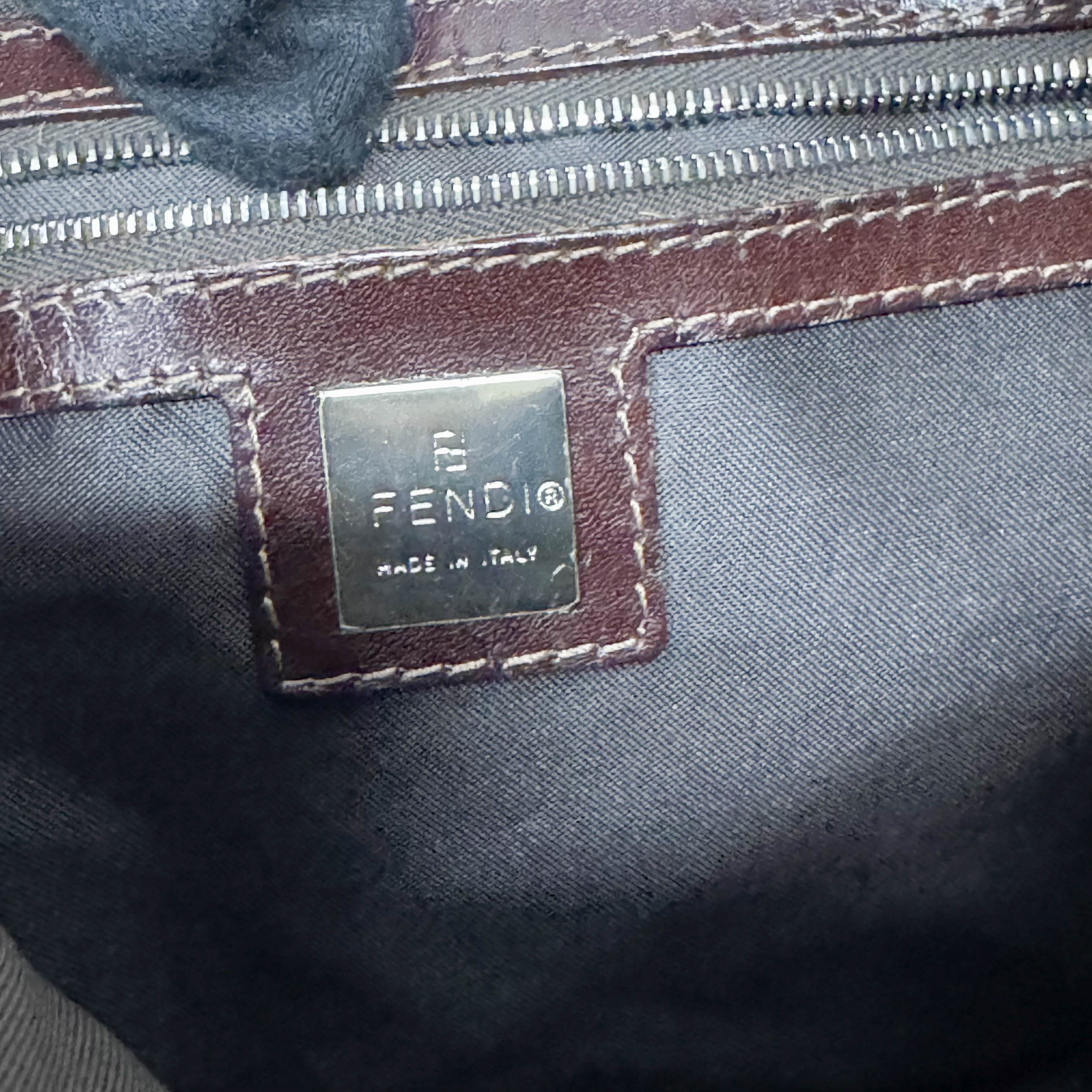 Baguette Brown Pony Hair Shoulder Bag