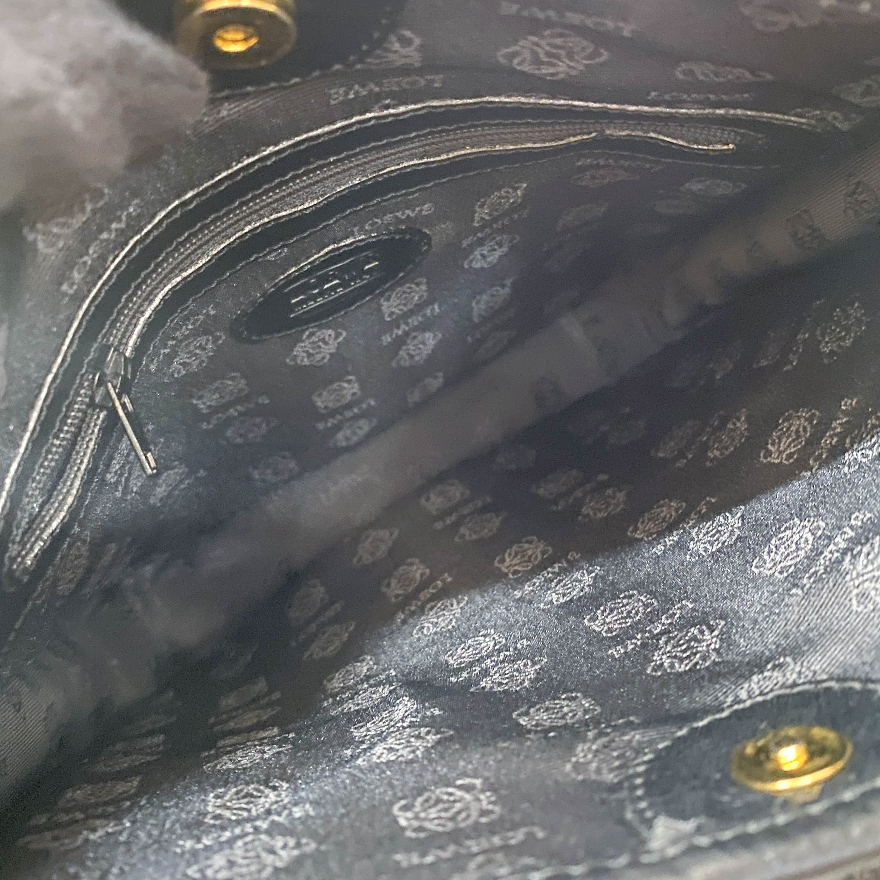 Black Pony Hair Shoulder Bag