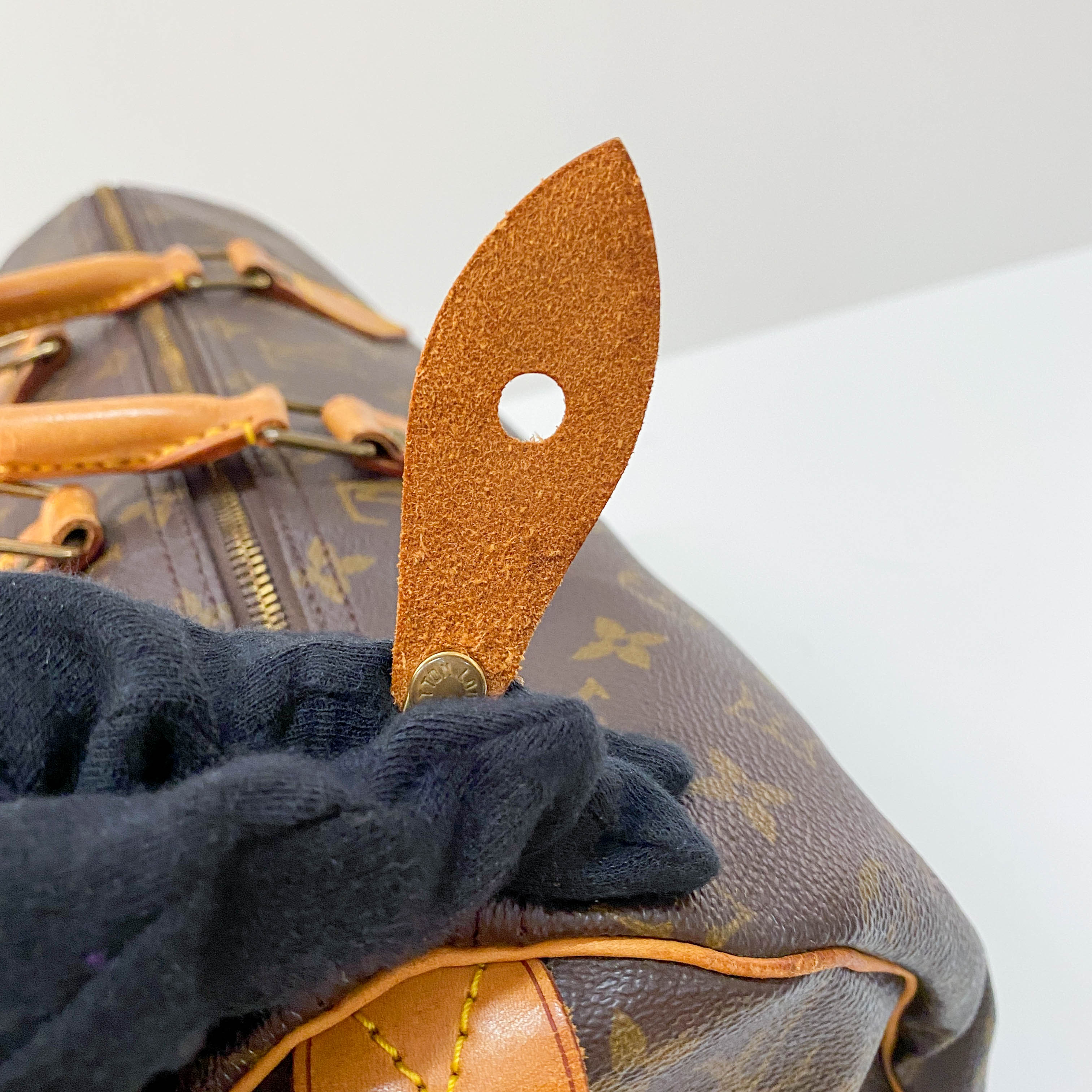 Speedy 40 Monogram Brown Coated Canvas Boston Bag