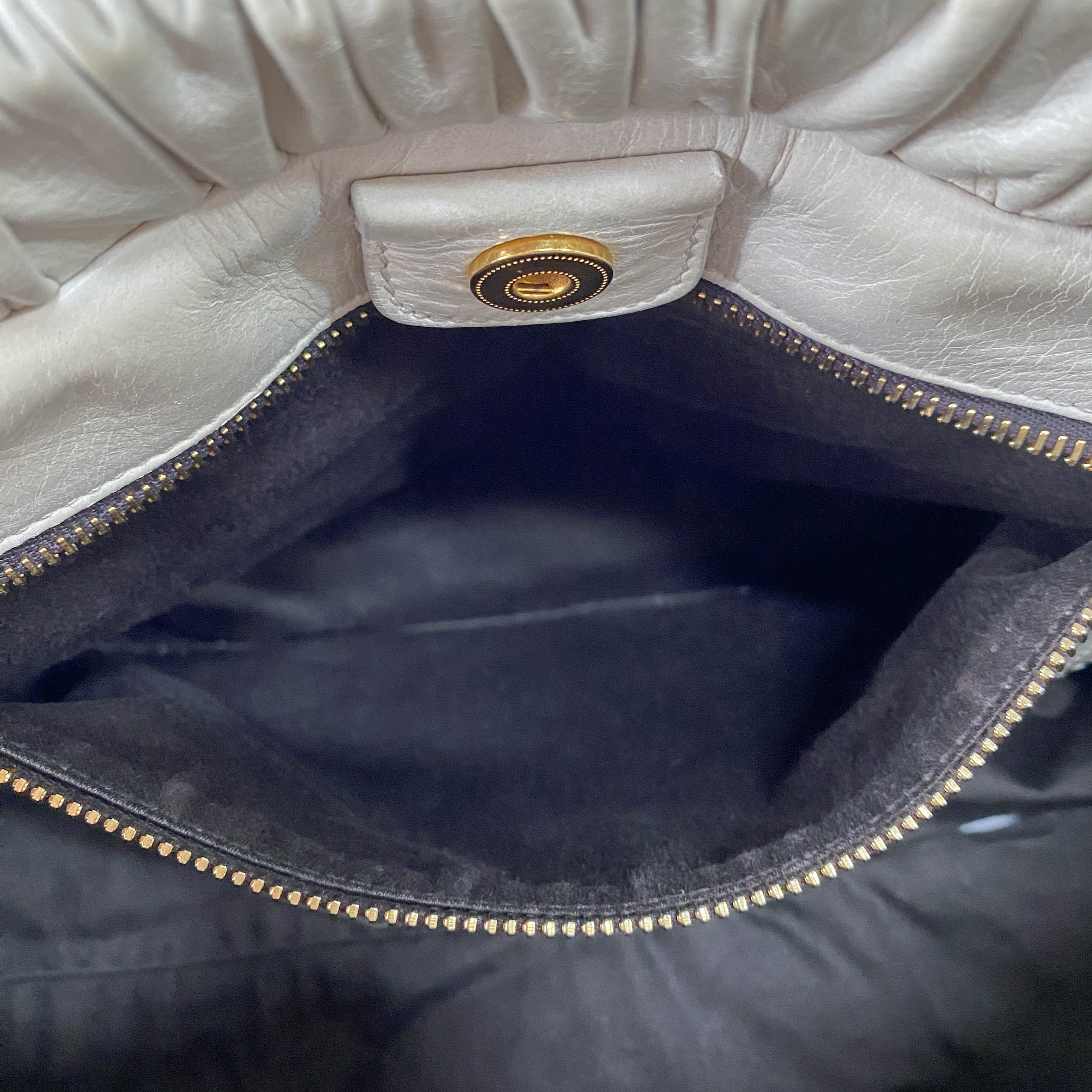 Vitello Light Green Calfskin Leather Two Way Bag