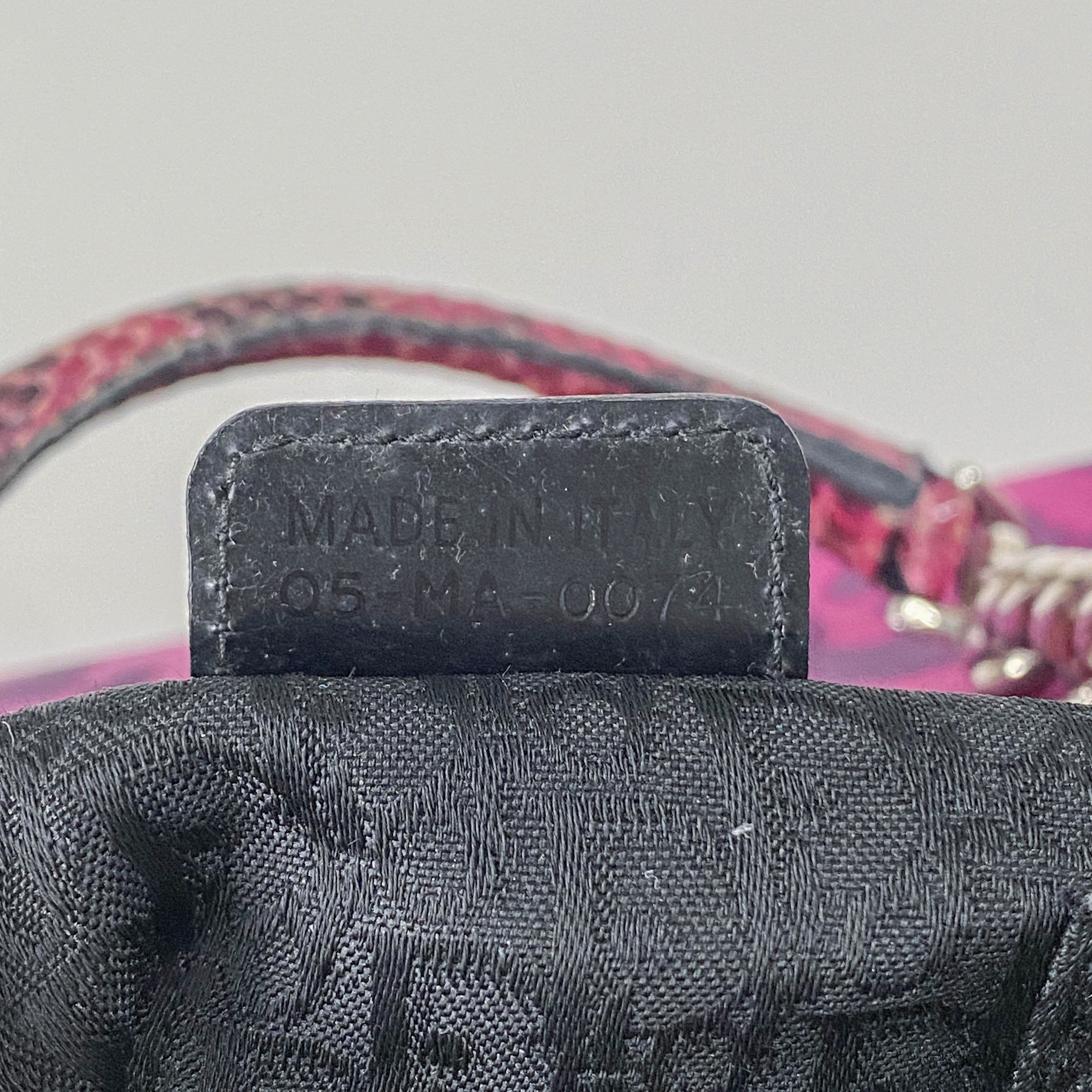 Gambler Dice Pink Leopard Print Handbag