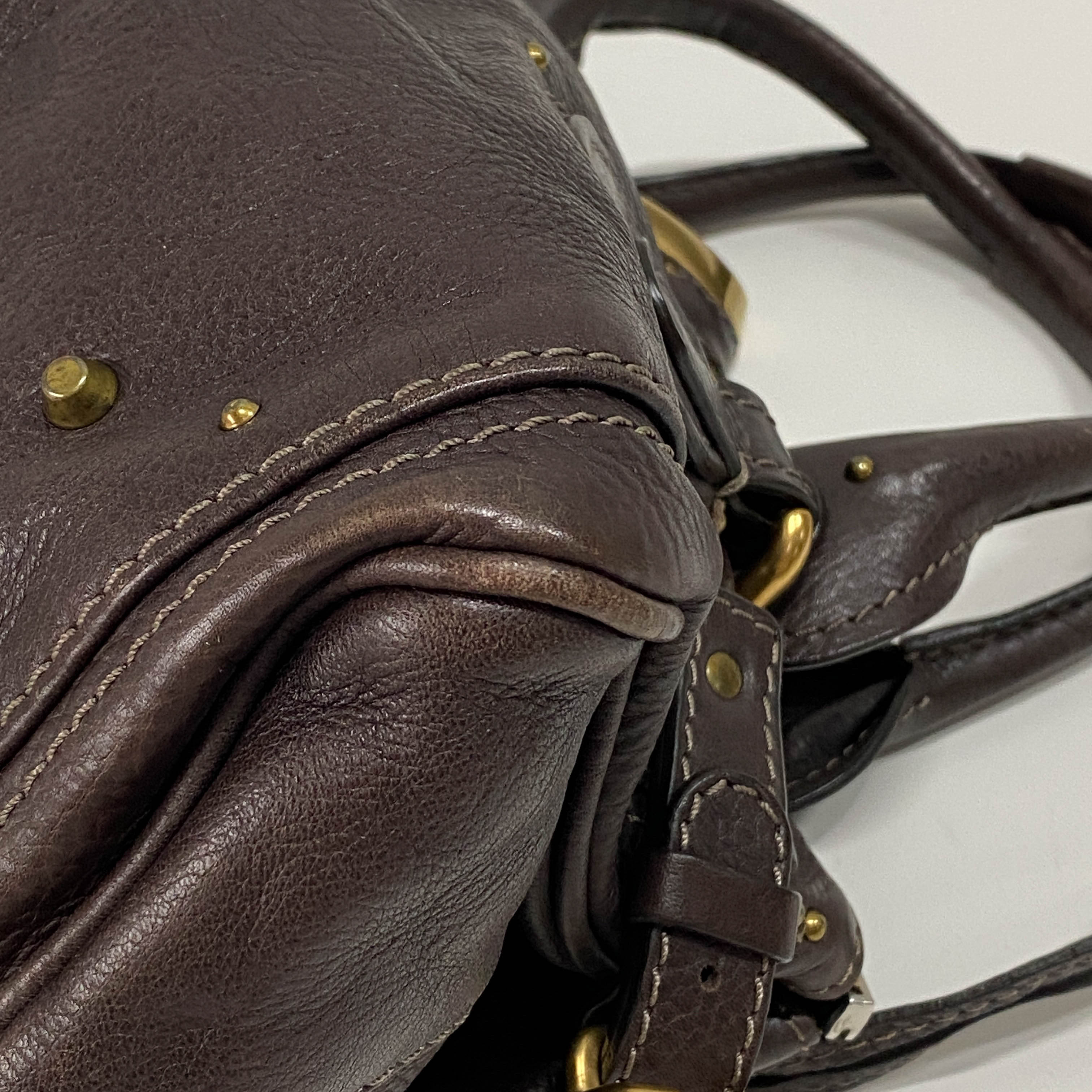 Paddington Brown Leather Handbag