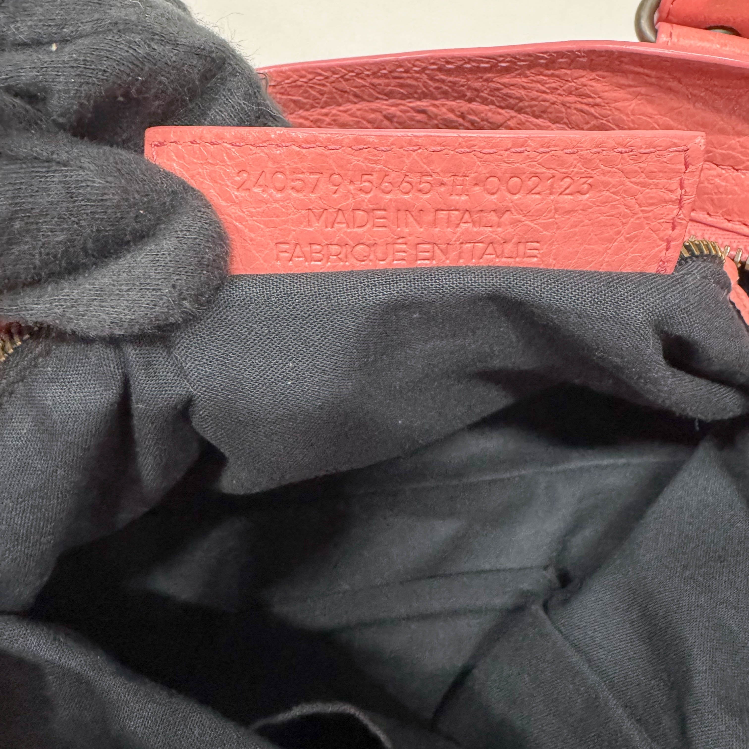 The City Pink  Leather Two Way Bag