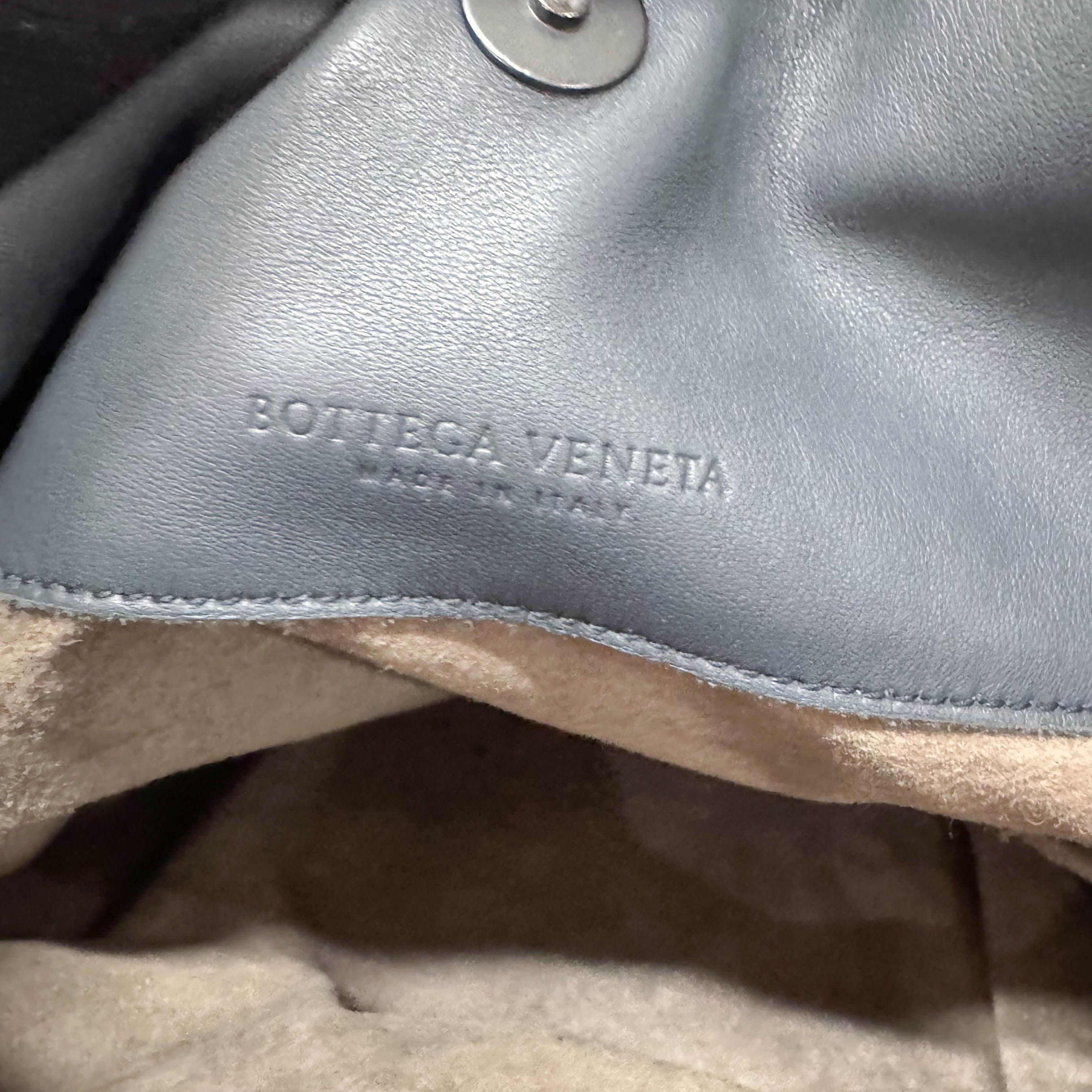 Vintage Grey Leather Two Way Bag