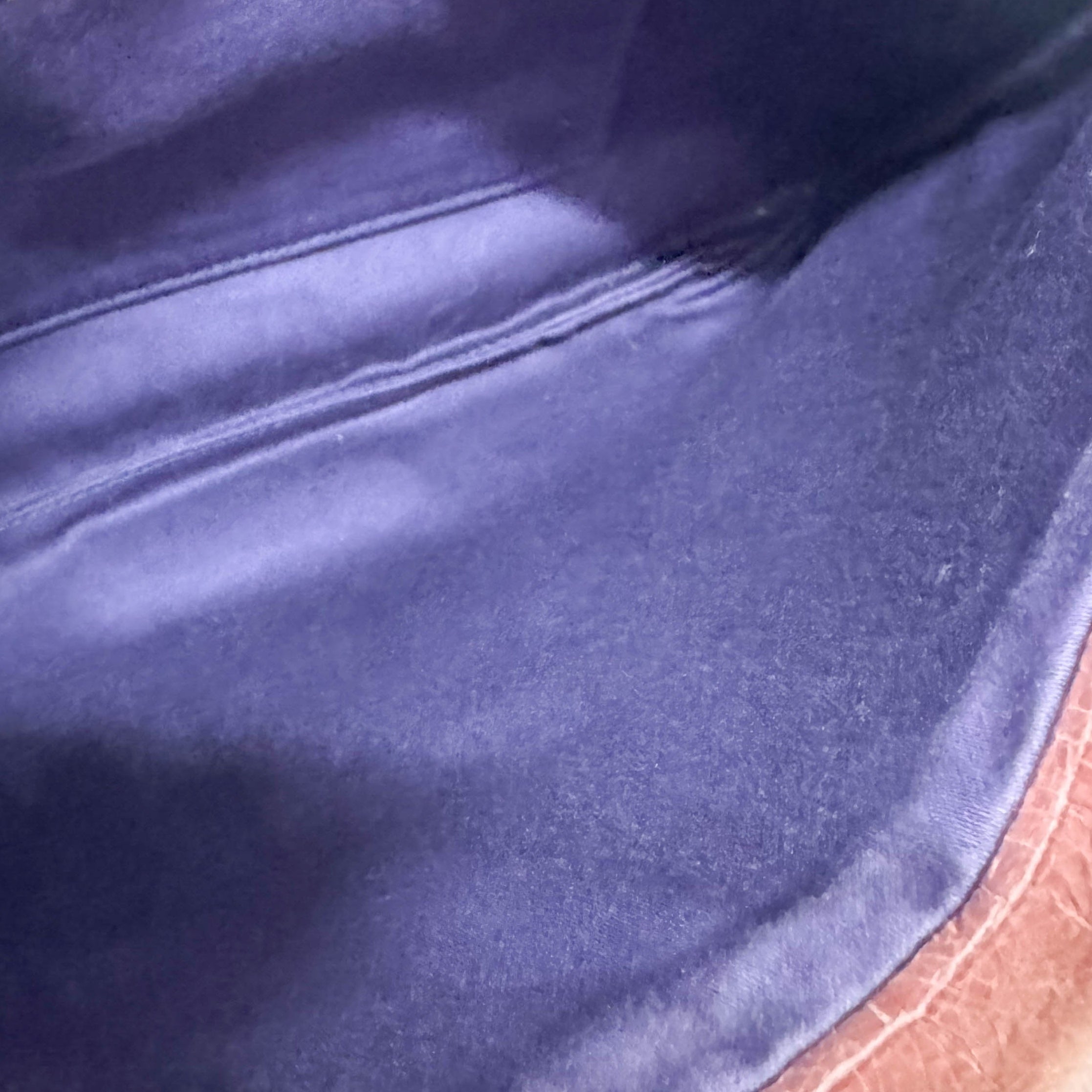 Vintage Pink Croc Embossed Leather Hand Bag