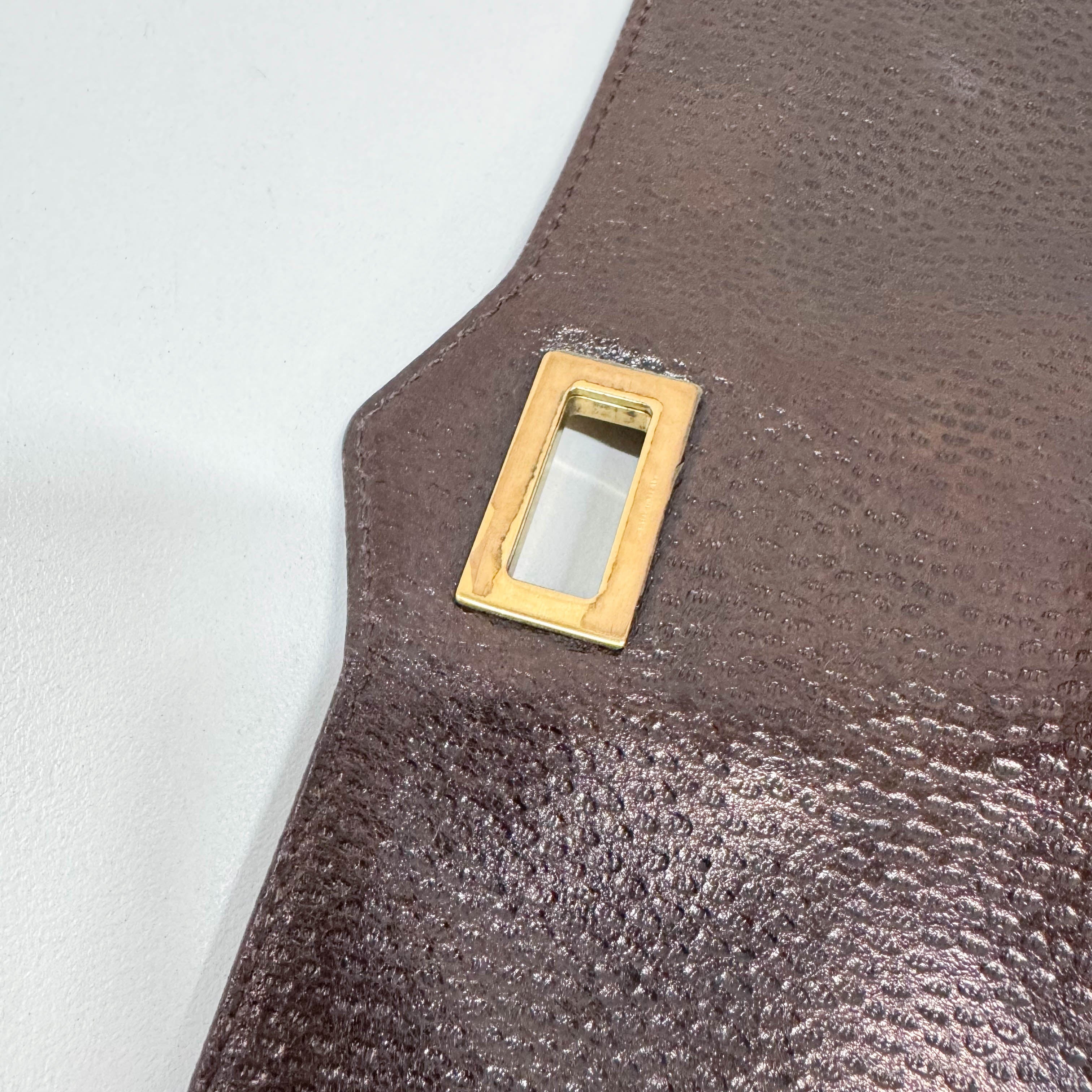 Vintage Brown Leather Shoulder Bag