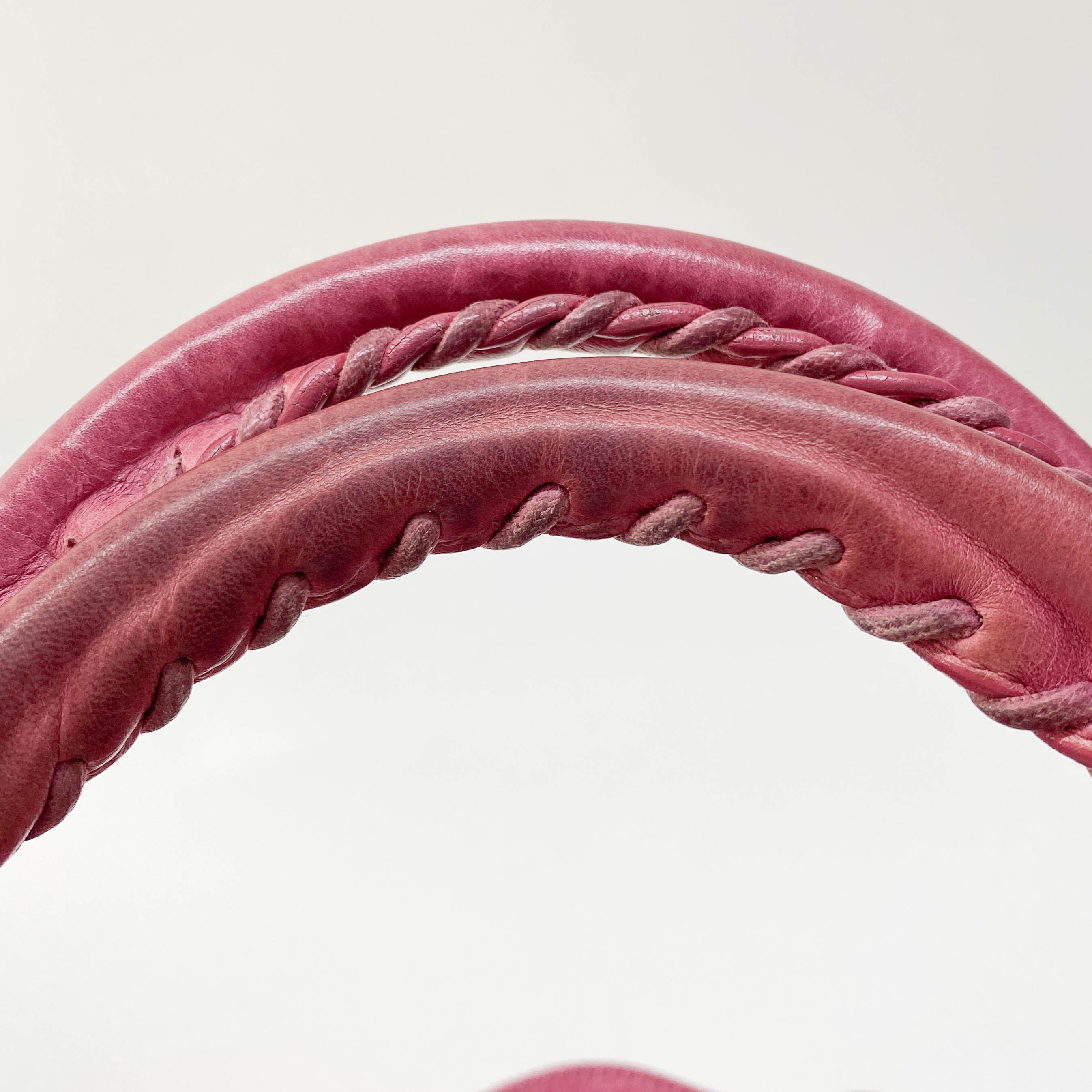 The First Pink Calfskin Leather Two Way Bag