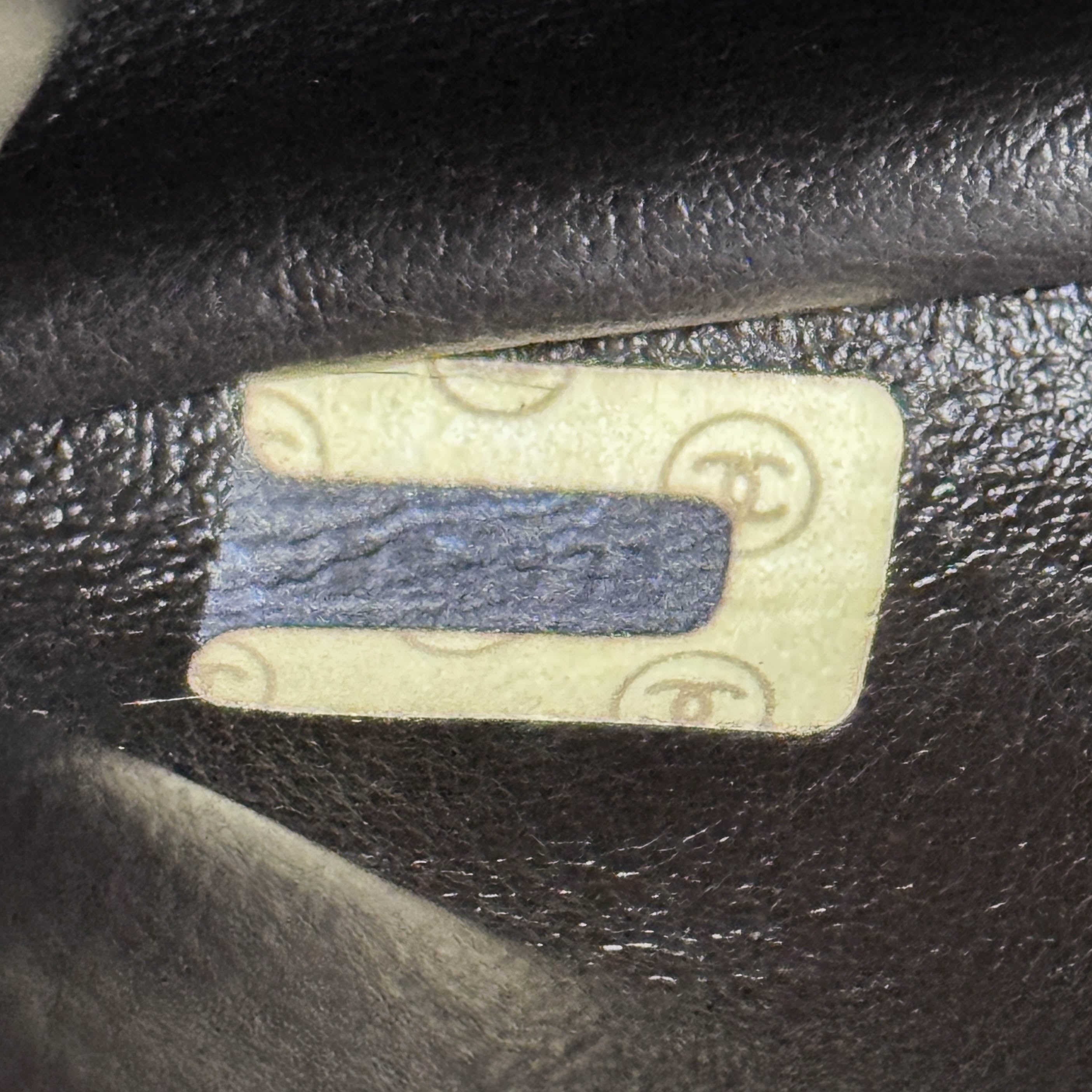 Double Flap Brown V Stitch Suede Double Chain Shoulder Bag