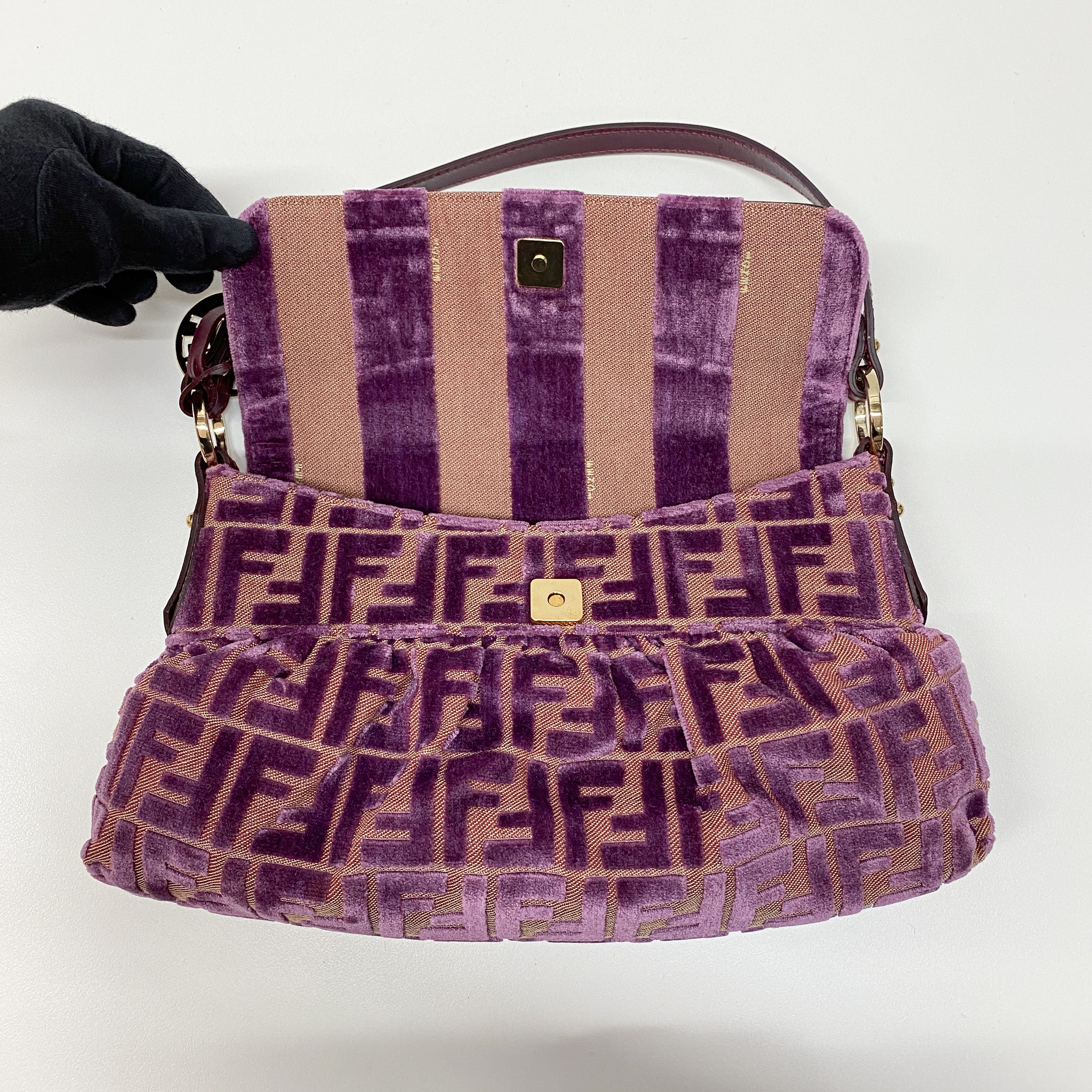 Chef Purple Zucca Canvas Shoulder Bag