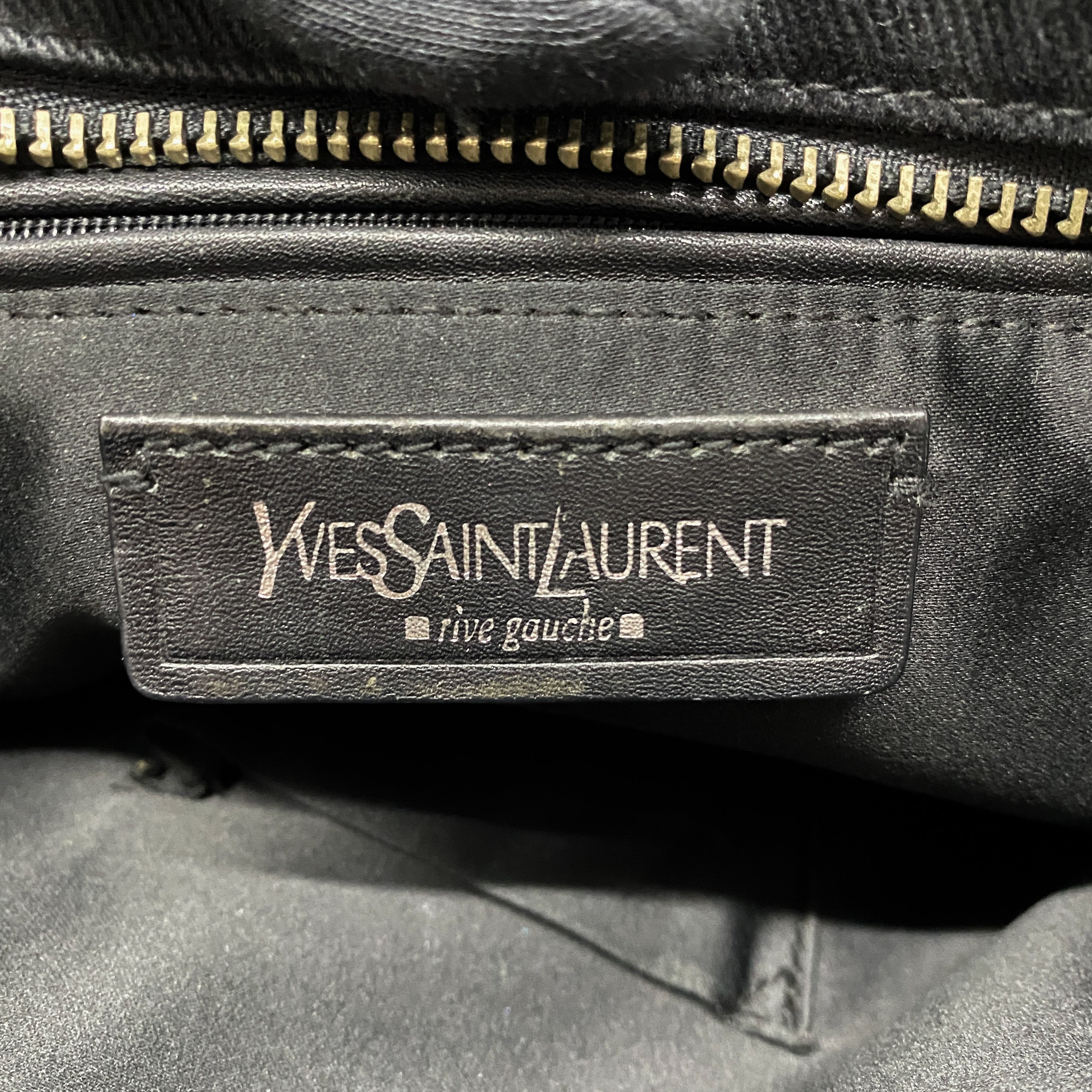 Black Canvas Tote Shoulder Bag