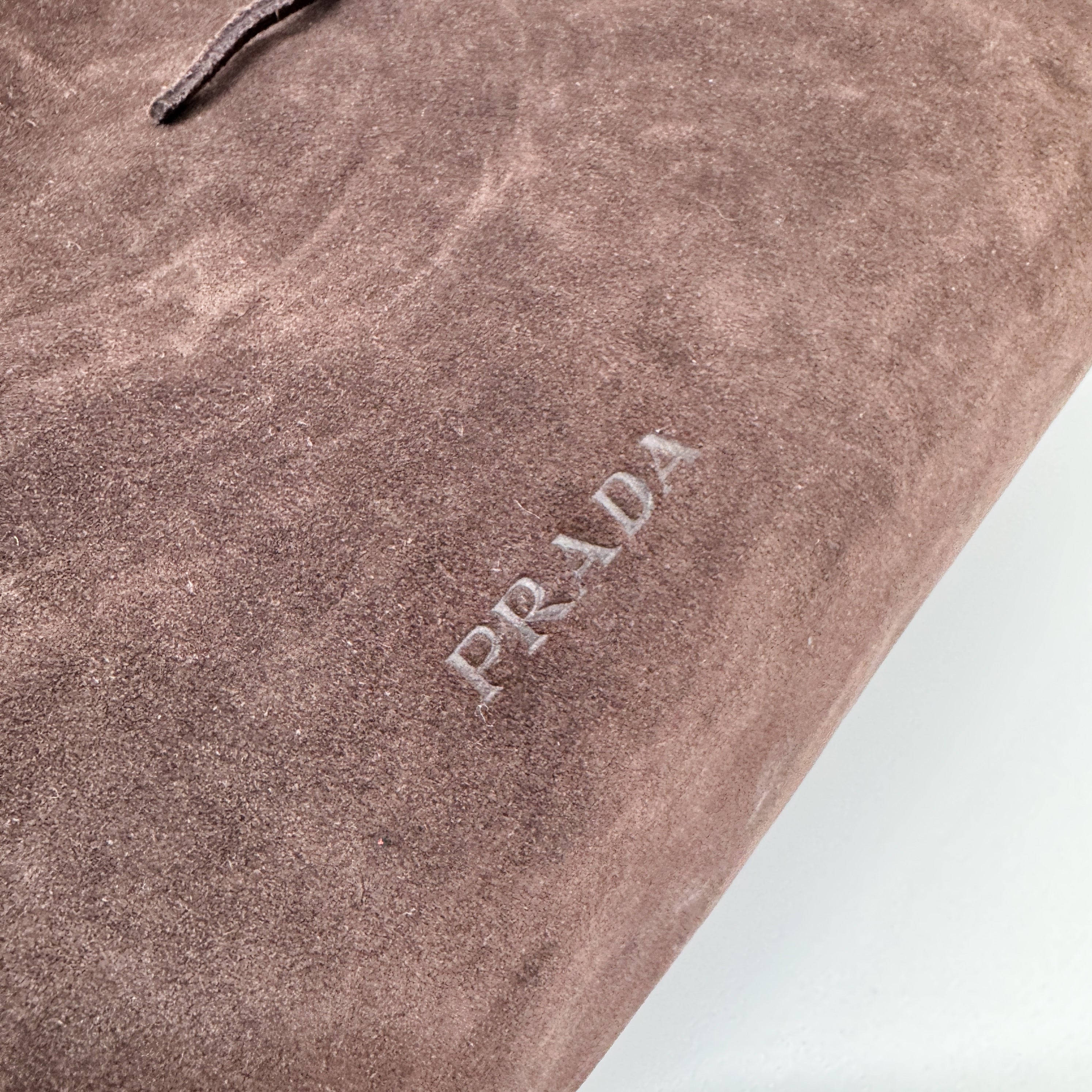 Vintage Brown Suede Hand Bag