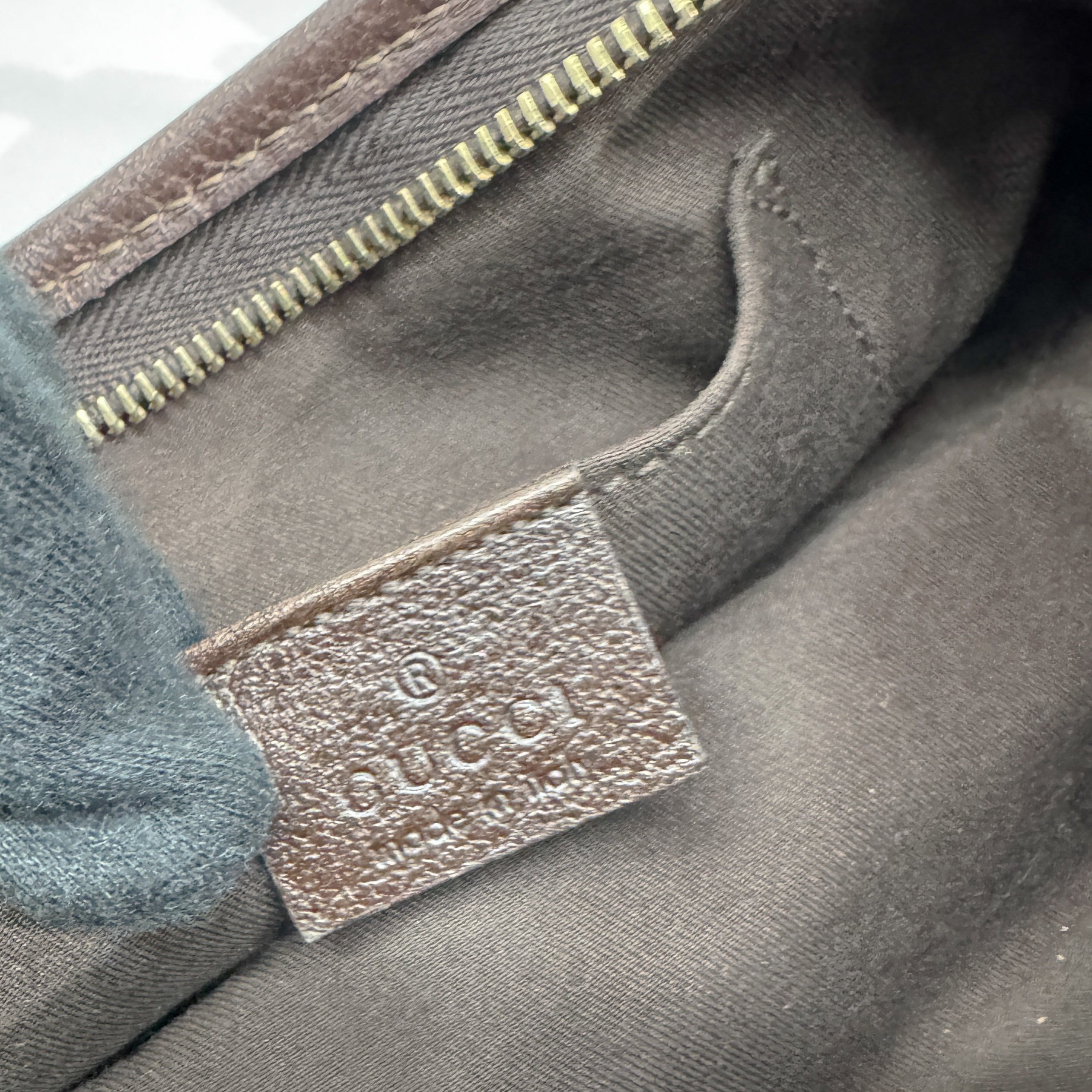 Abbey D-Ring Brown Canvas Shoulder Bag