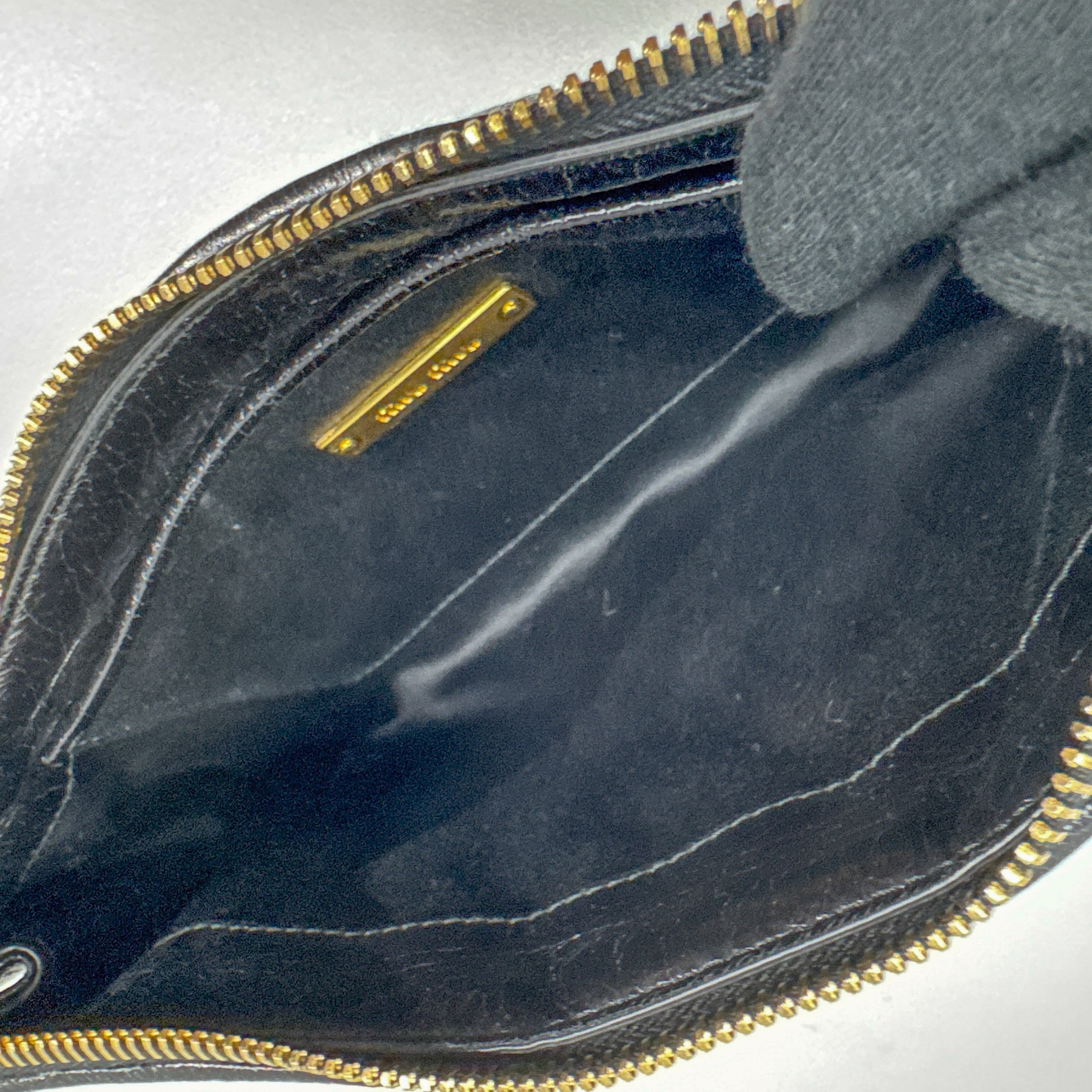 Vintage Black Leather Pouch