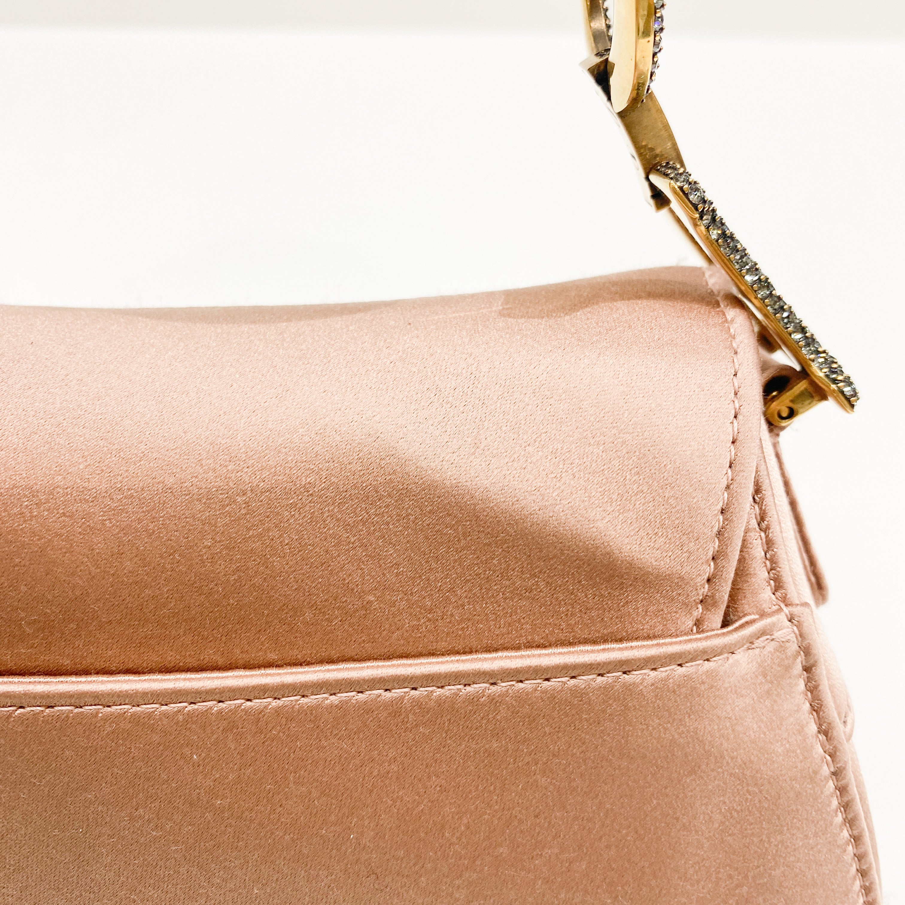 Saddle Bag Satin Rhinestone