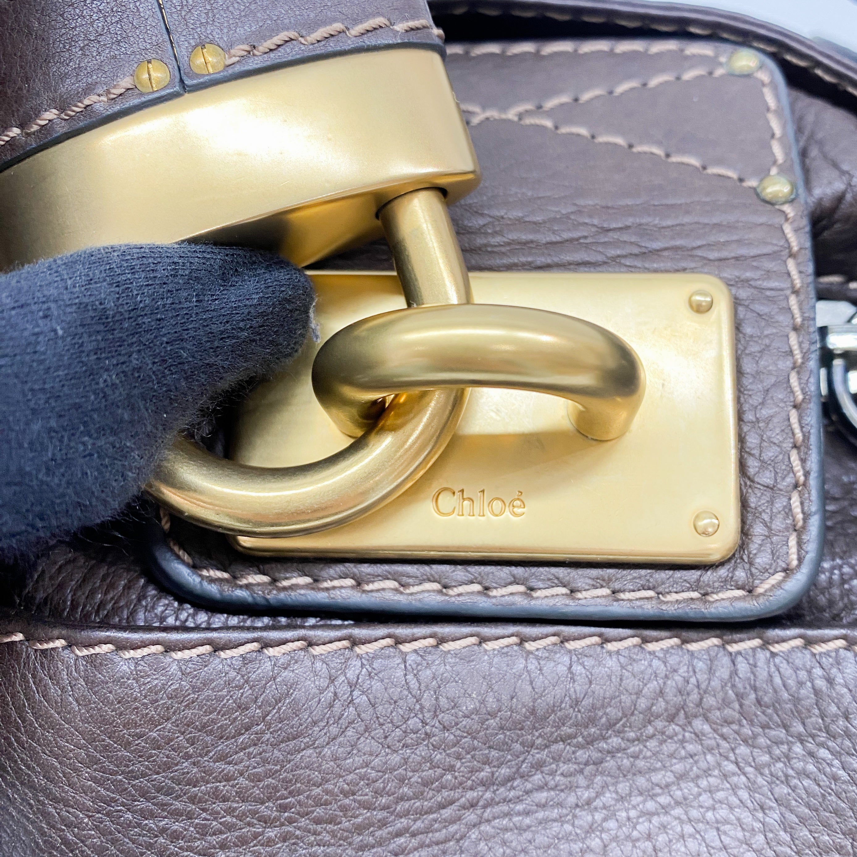 Paddington Brown Leather Shoulder Bag