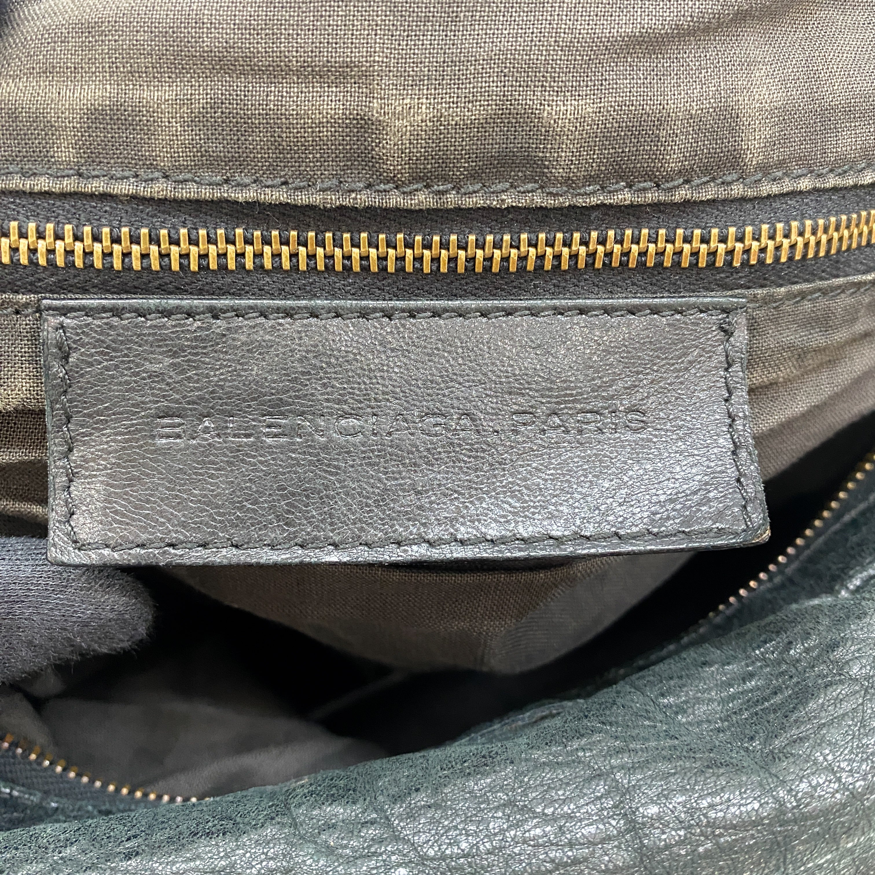 The Day Black Calfskin Leather Shoulder Bag