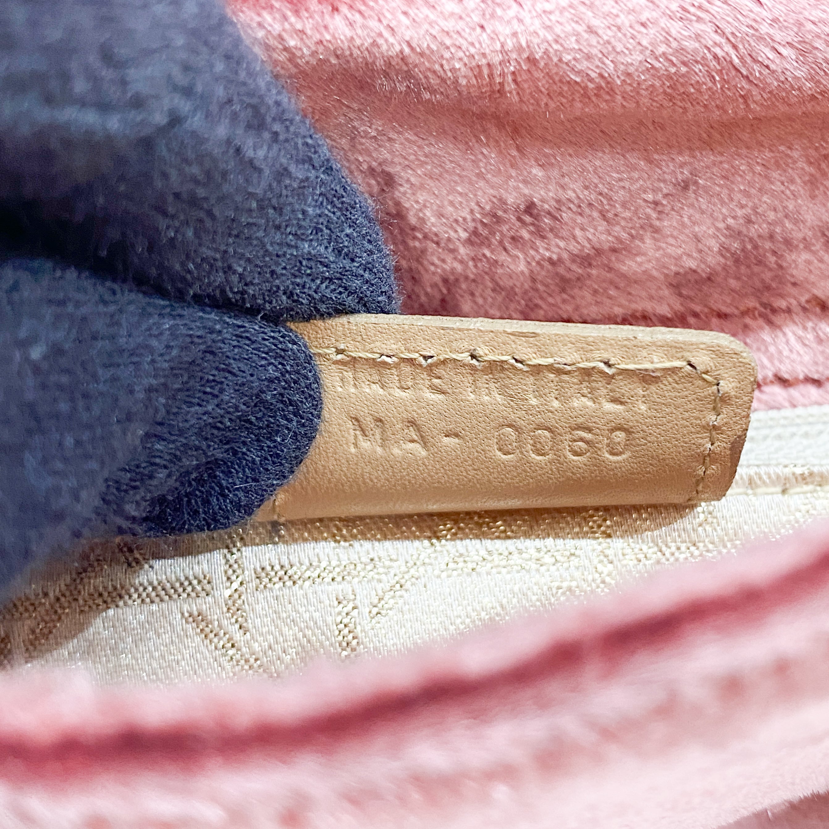 Vintage Pink Velvet Mini Hand Bag