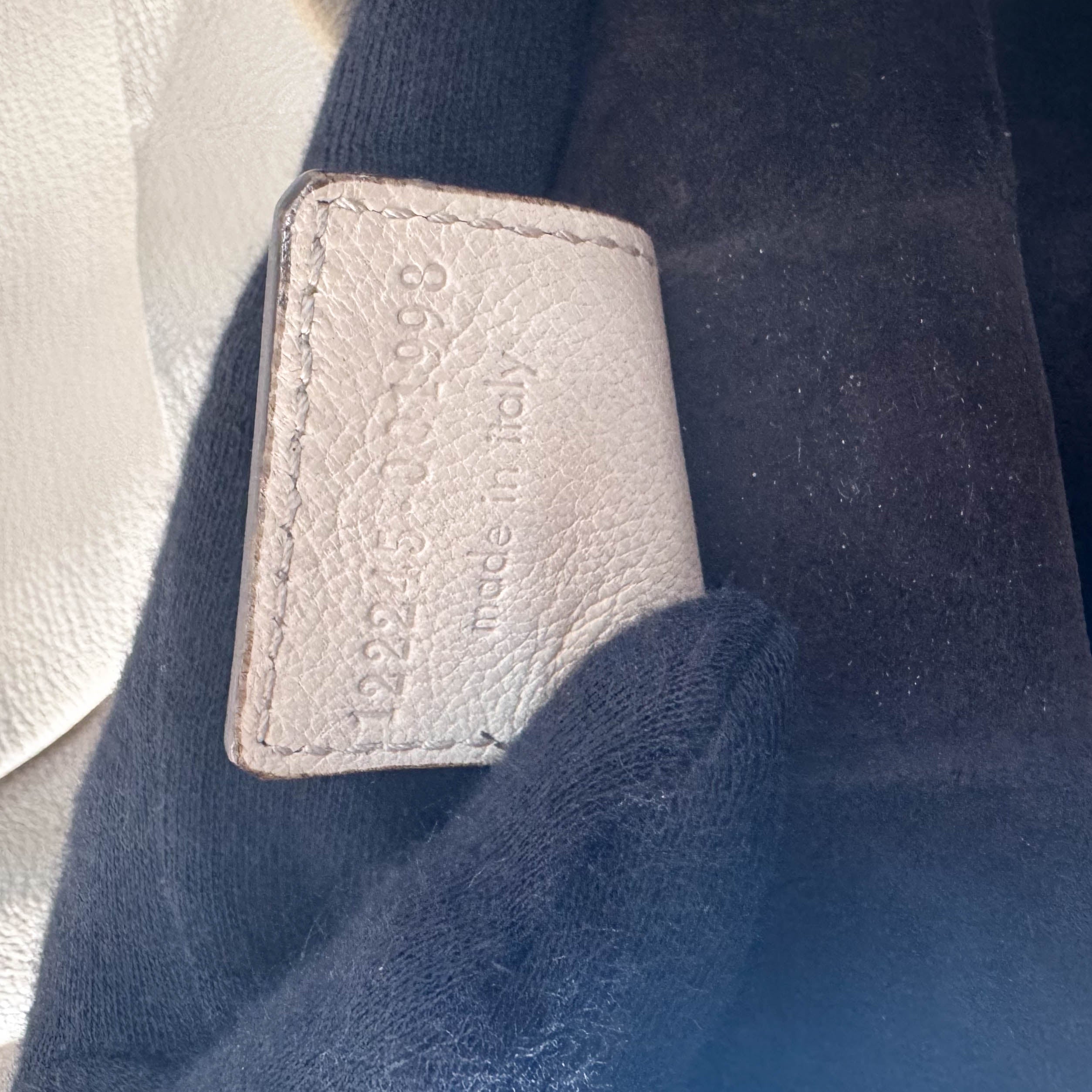 Saint-Tropez White Leather Shoulder Bag