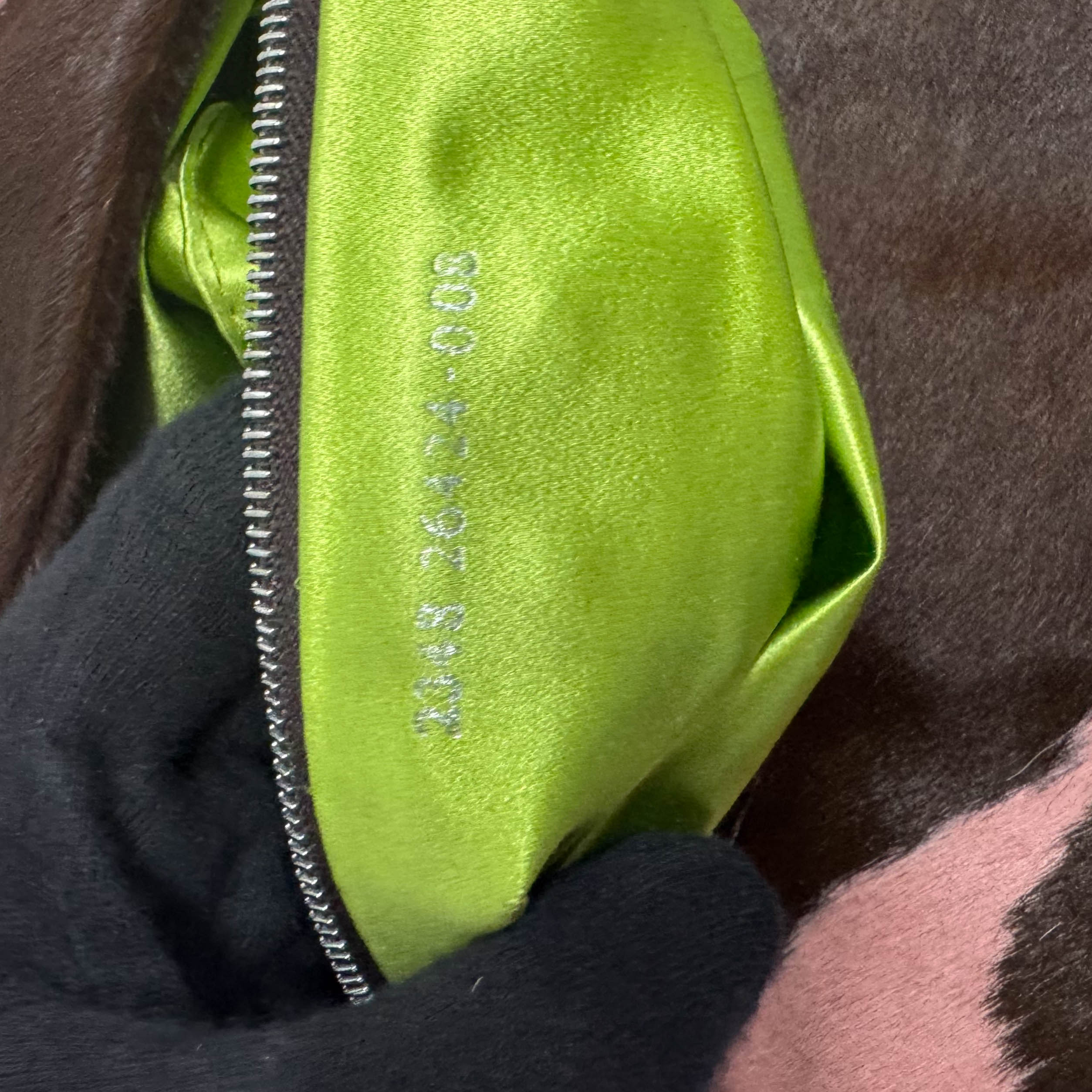 Baguette Pink Pony Hair Shoulder Bag