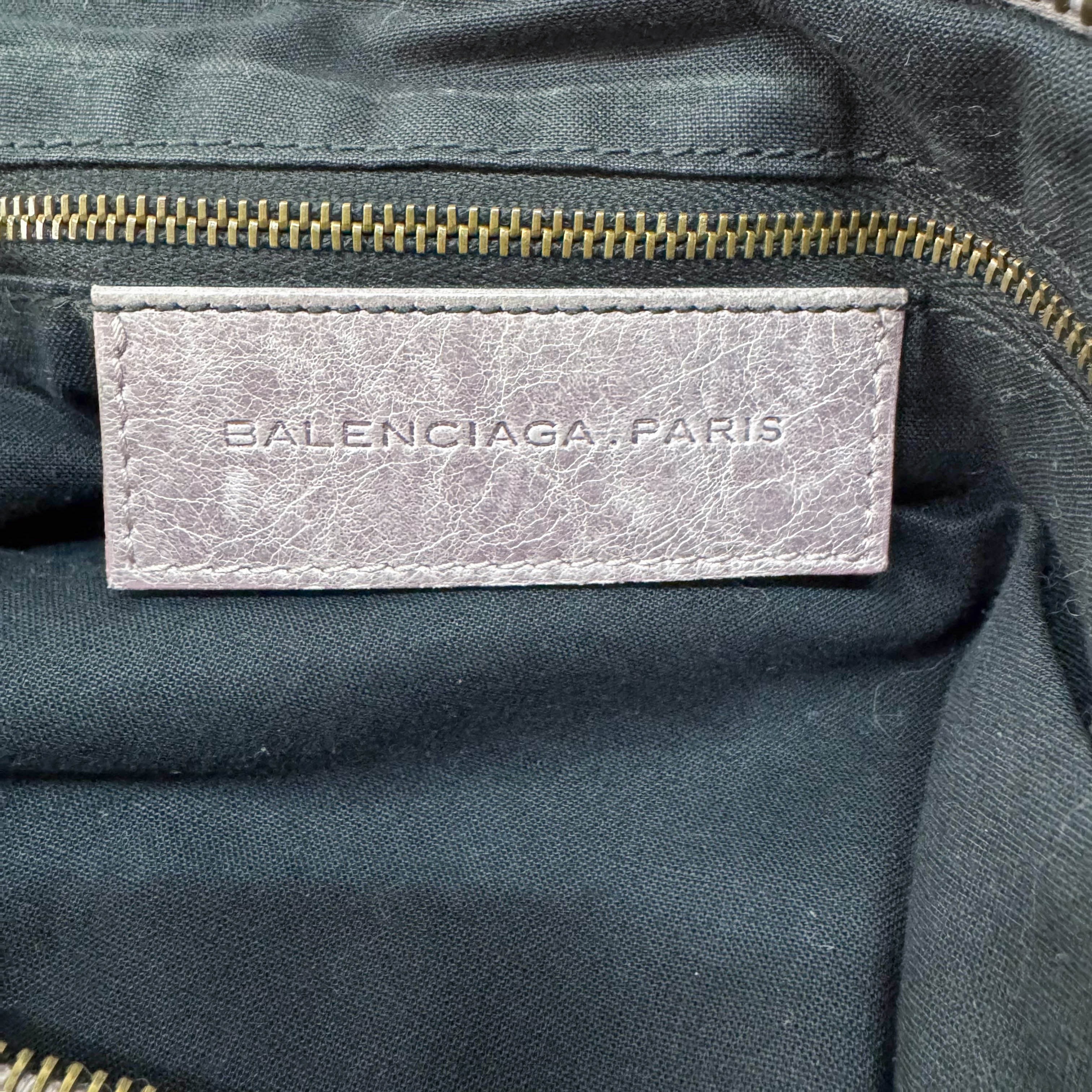 The Day Purple Leather Tote Bag