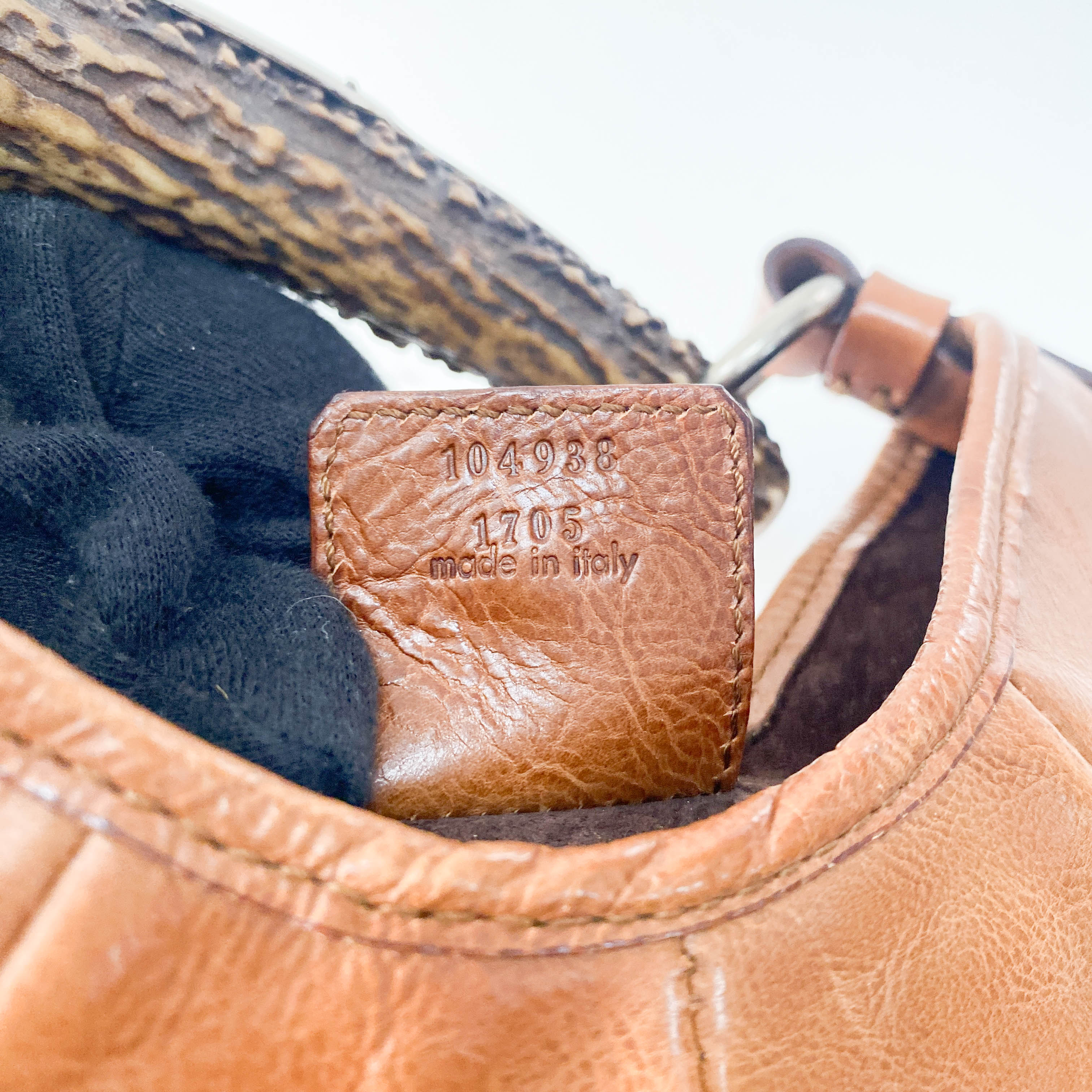 Mombasa Mini Brown Leather Hand Bag