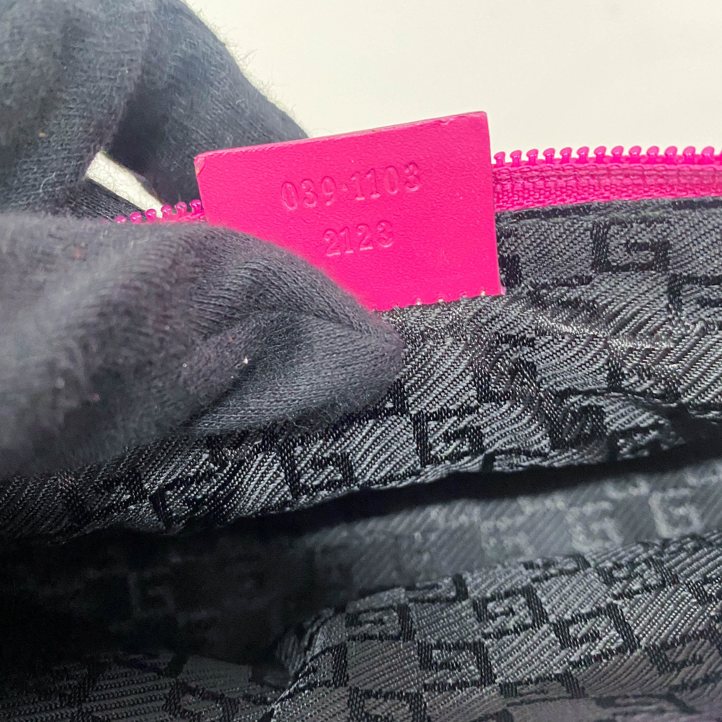 Boat Pink Satin Accessory Pouch