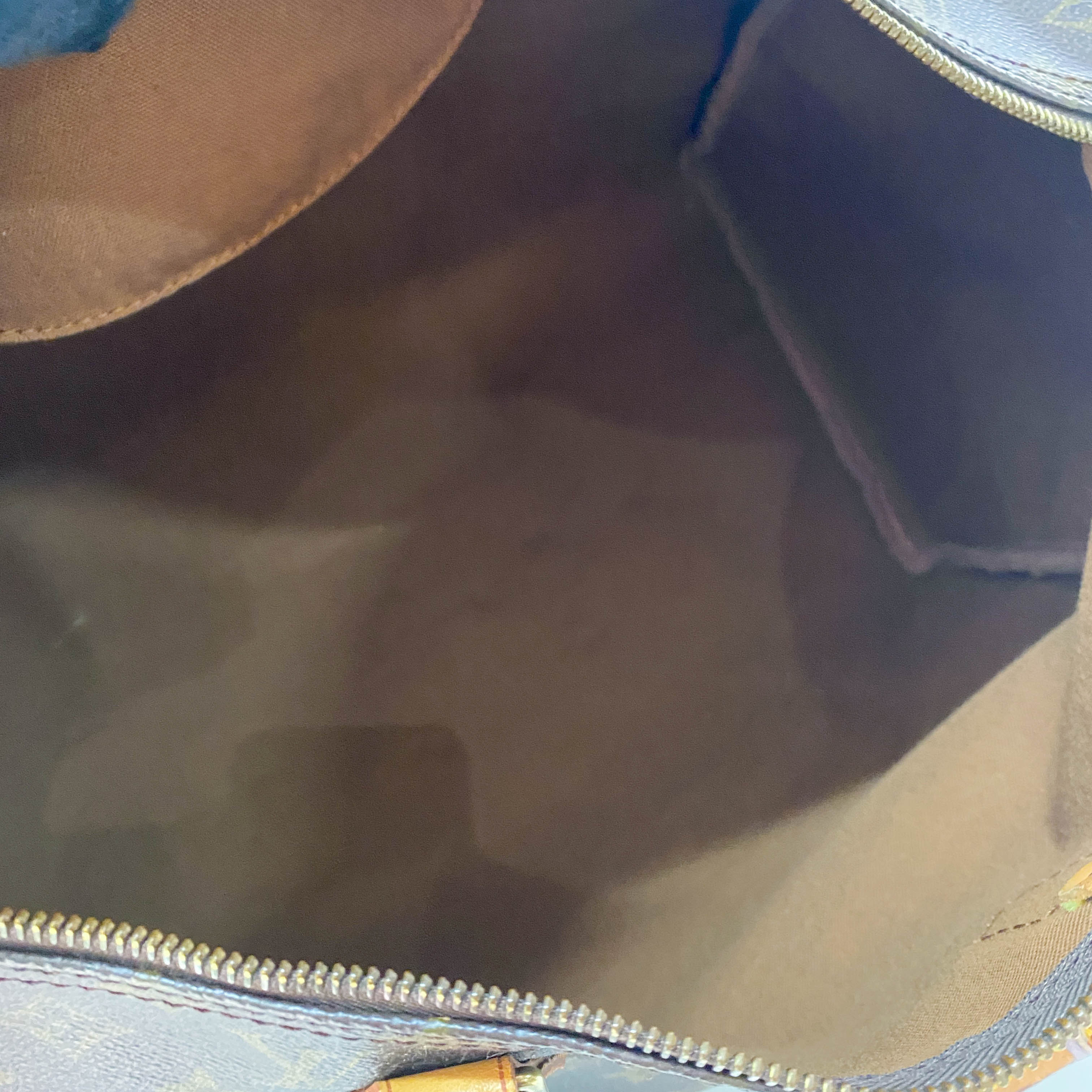 Speedy 40 Monogram Brown Coated Canvas Boston Bag