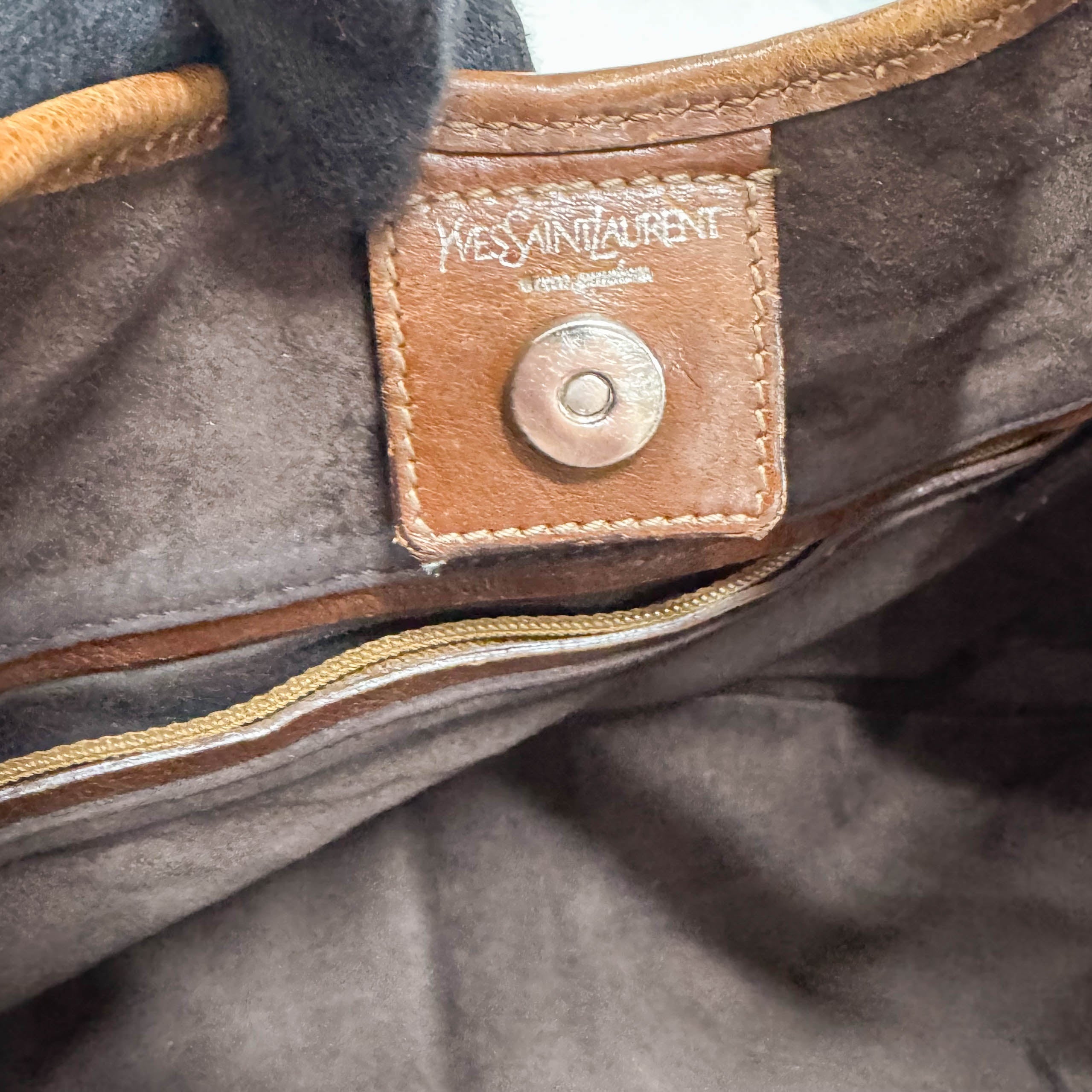 Mombasa Beige Suede Shoulder Bag