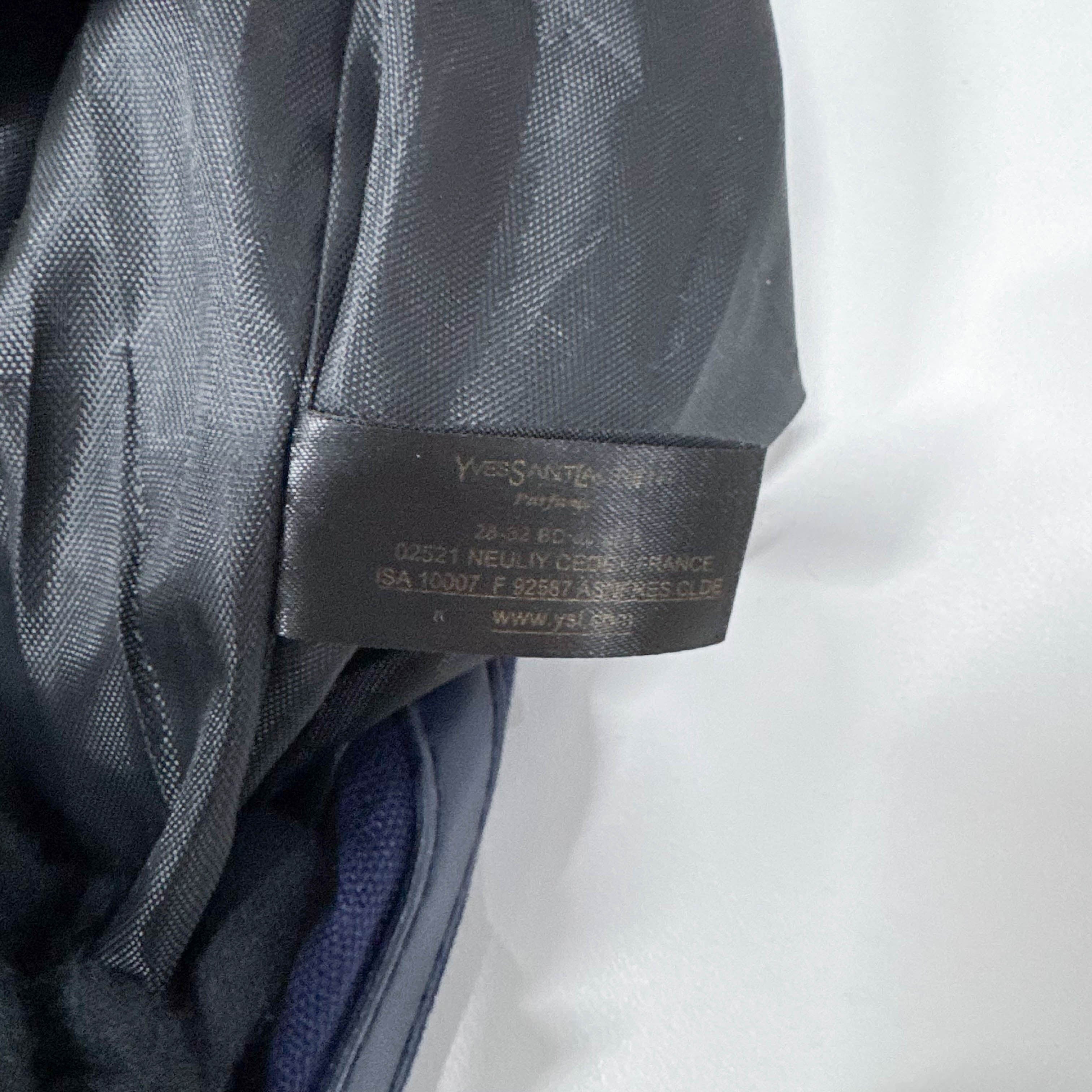 Navy Blue Cotton Tote Bag