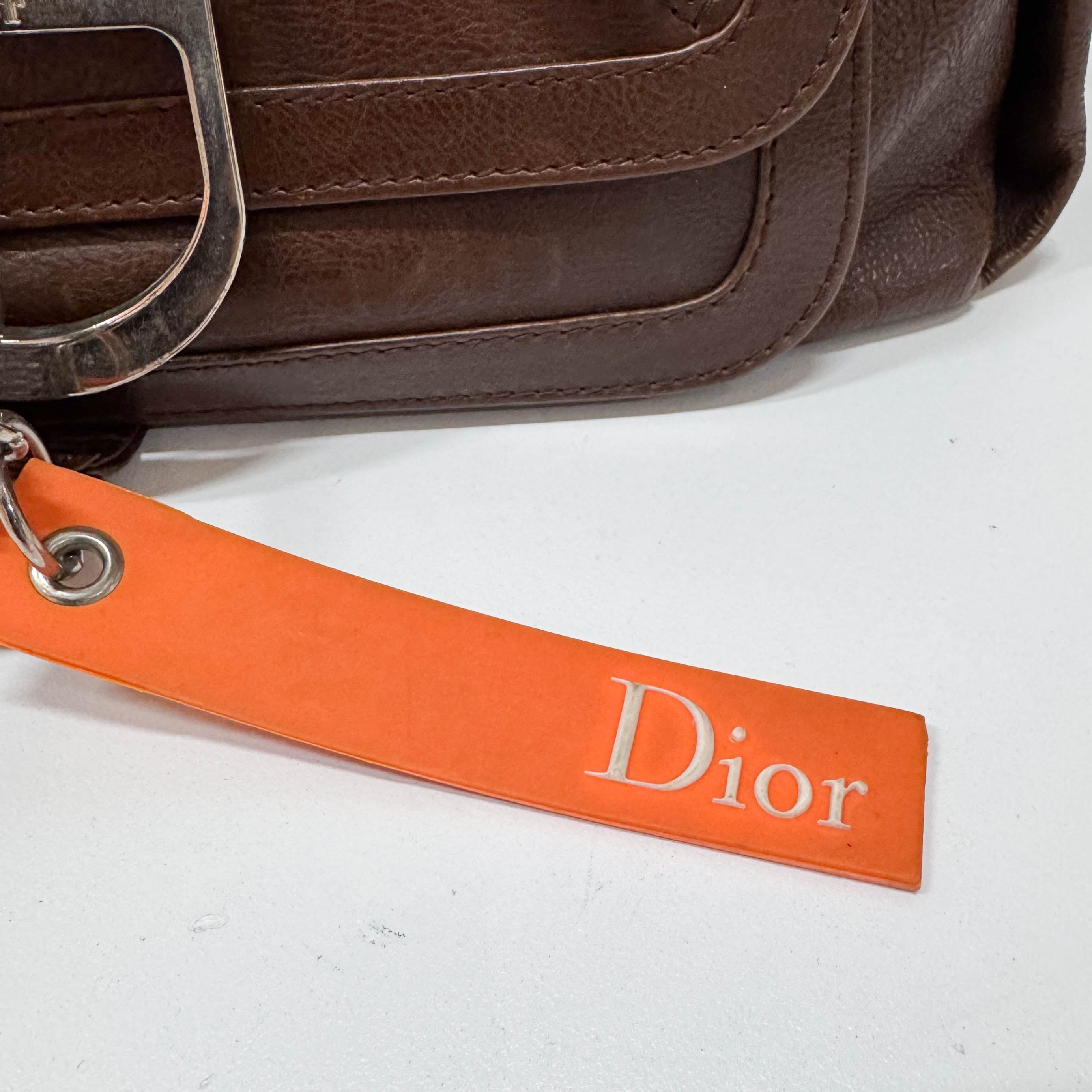 Flight Brown Leather Shoulder Bag