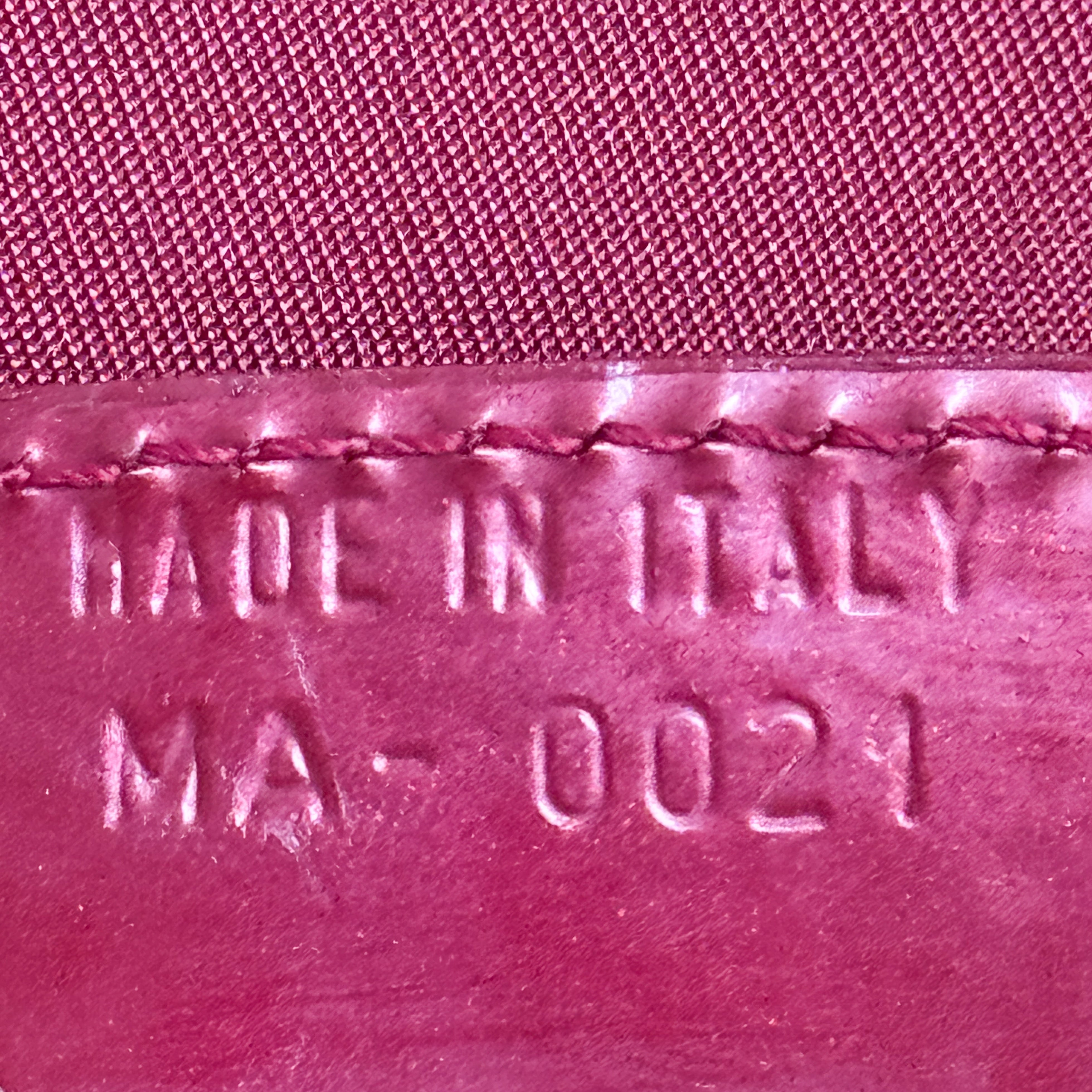 Malice Pearl Chain Silk Burgundy Muliticolor Shoulder Bag