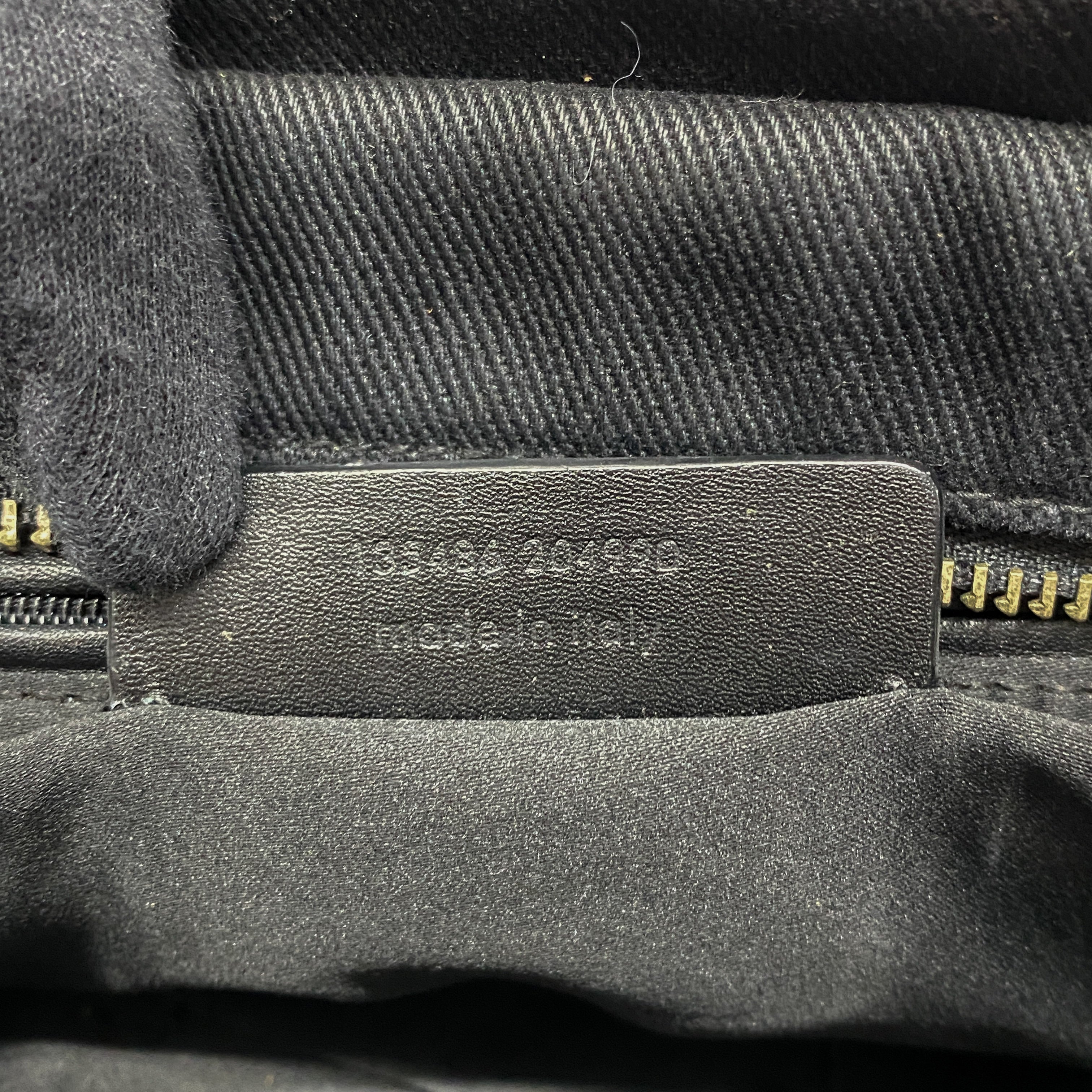 Black Canvas Tote Shoulder Bag