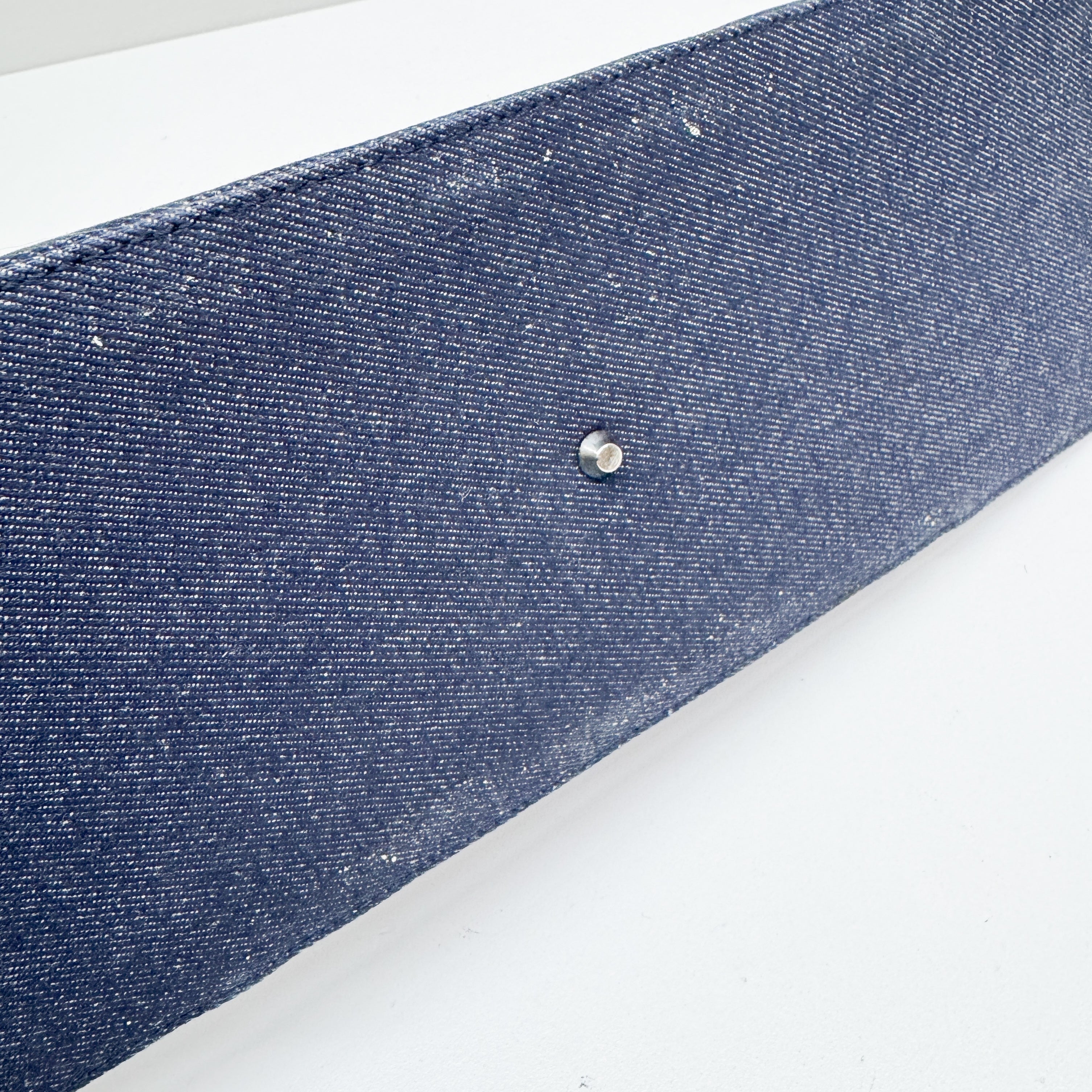 CHRISTIAN DIOR DENIM MONTAIGNE CADILLAC 1947 HANDLE BAG