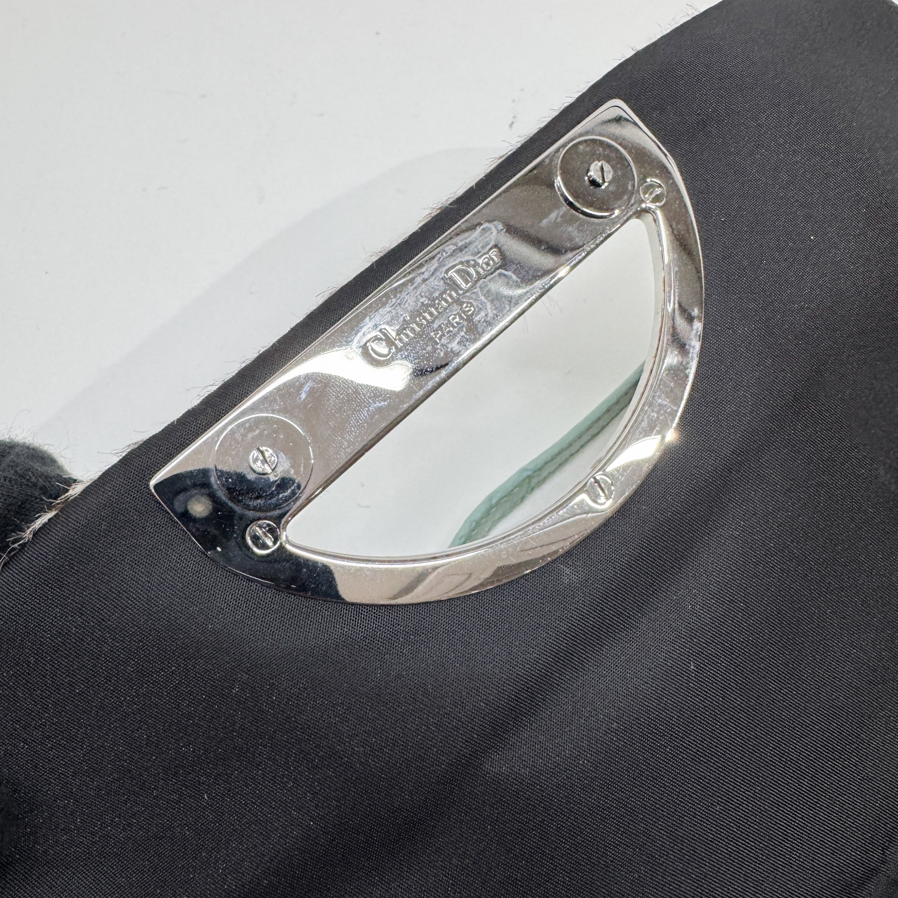 Limited Edition Malice Pearl Zebra Print Pony Hair Shoulder Bag