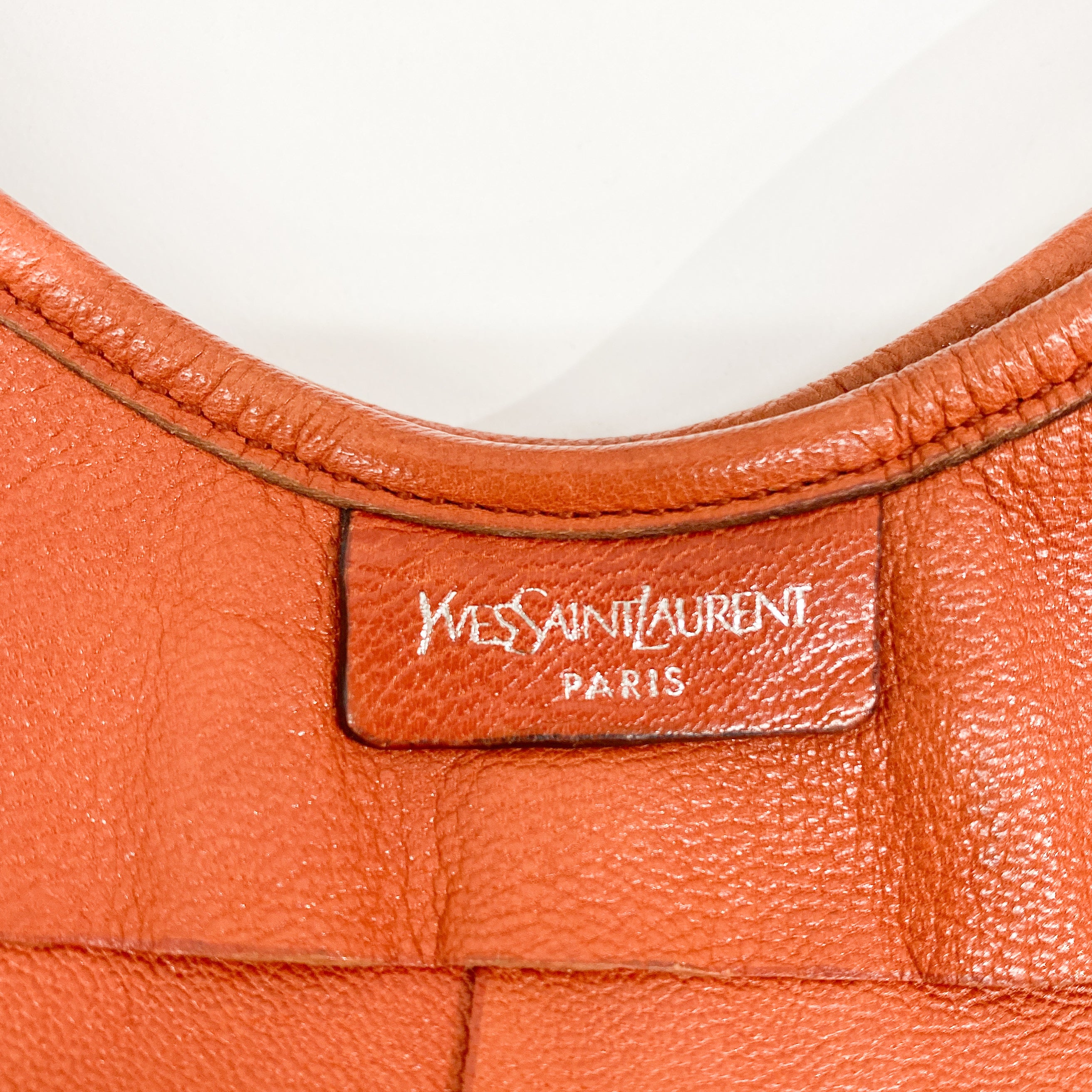 Saint Tropez Orange Leather Shoulder Bag