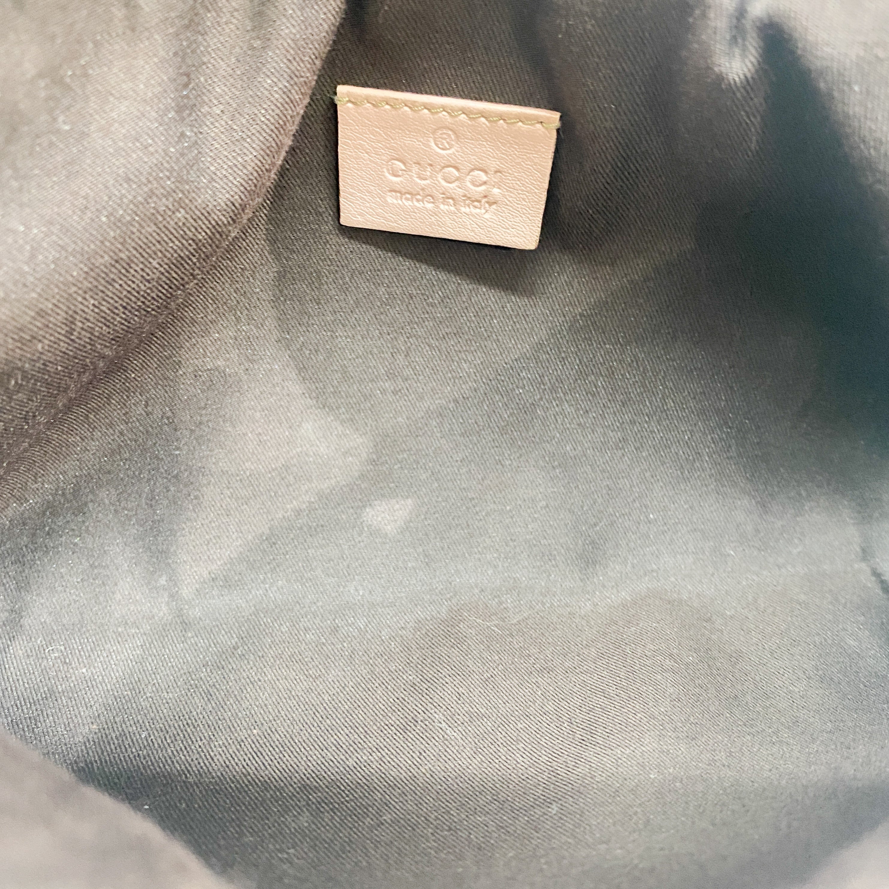 GG Beige Canvas Shoulder Bag