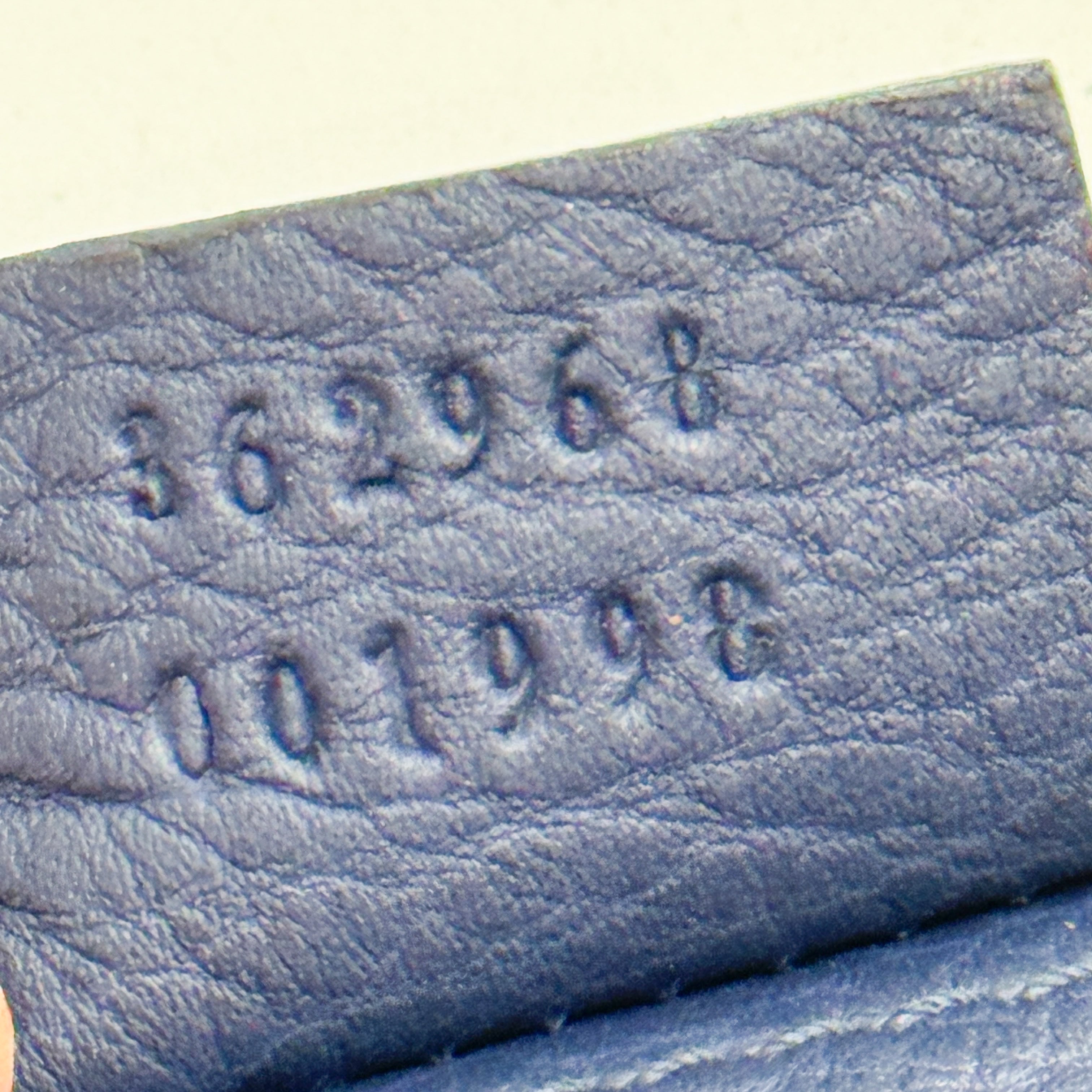 Jackie Blue Leather Shoulder Bag