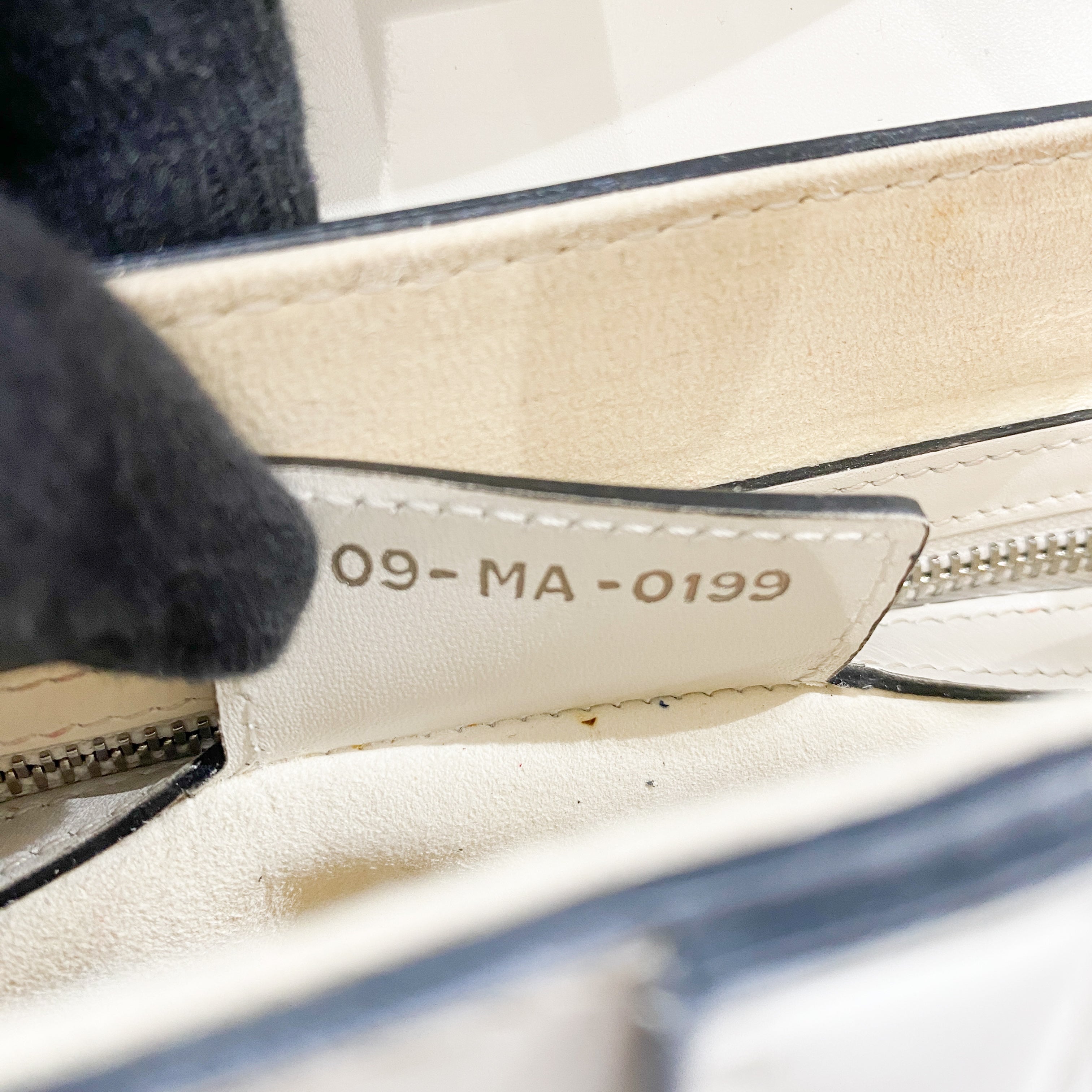 Saddle White Leather Bag