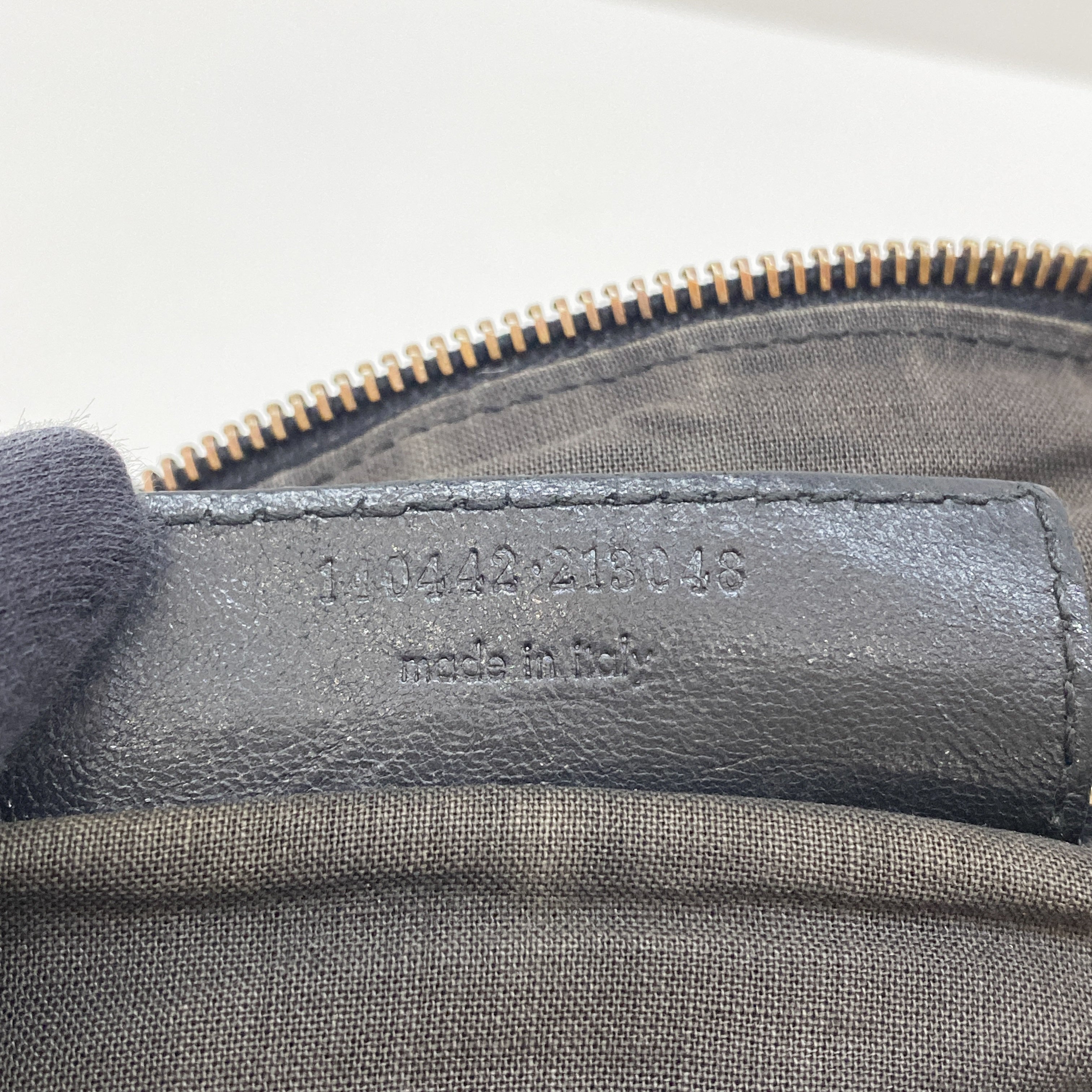 The Day Black Calfskin Leather Shoulder Bag