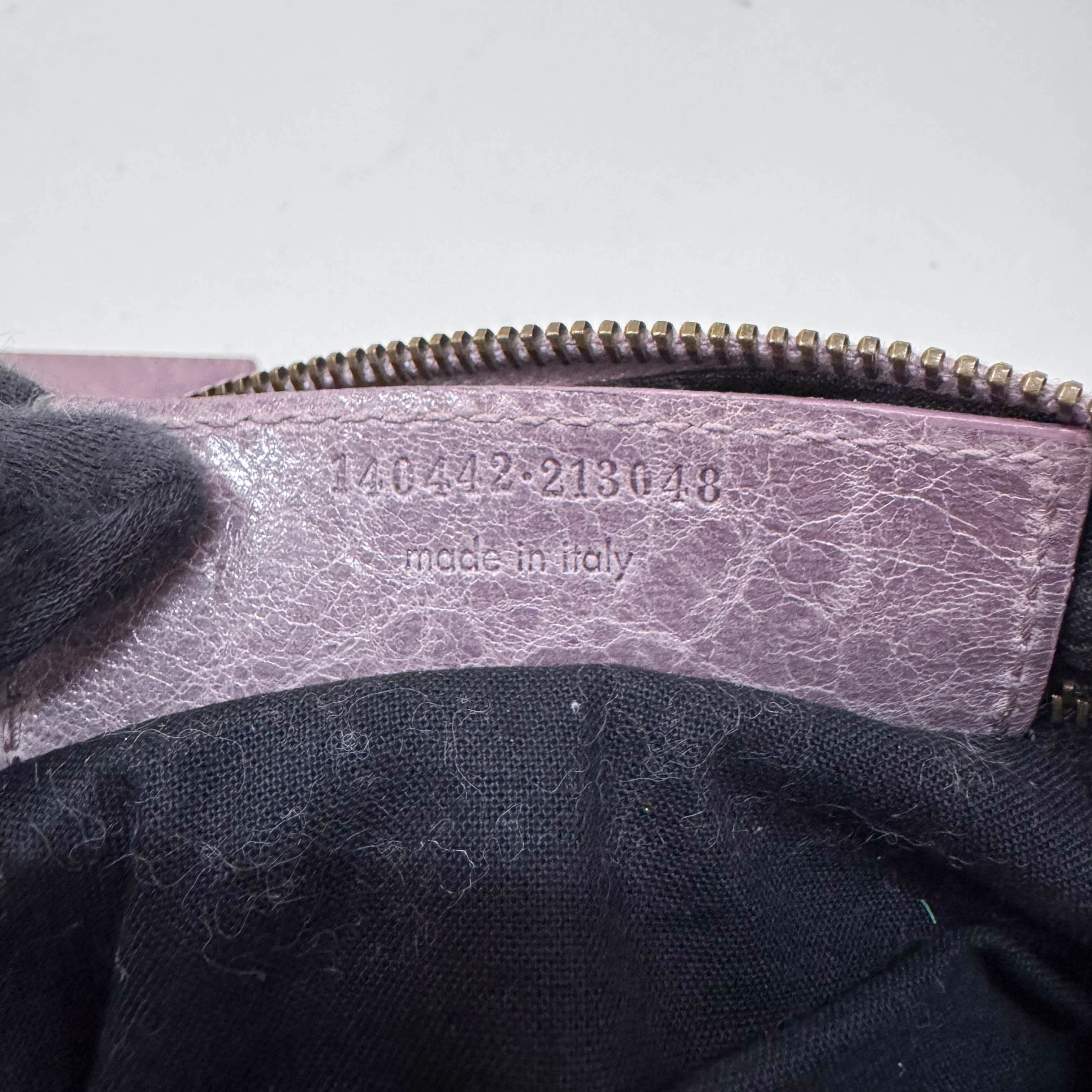 The Day Purple Leather Tote Bag