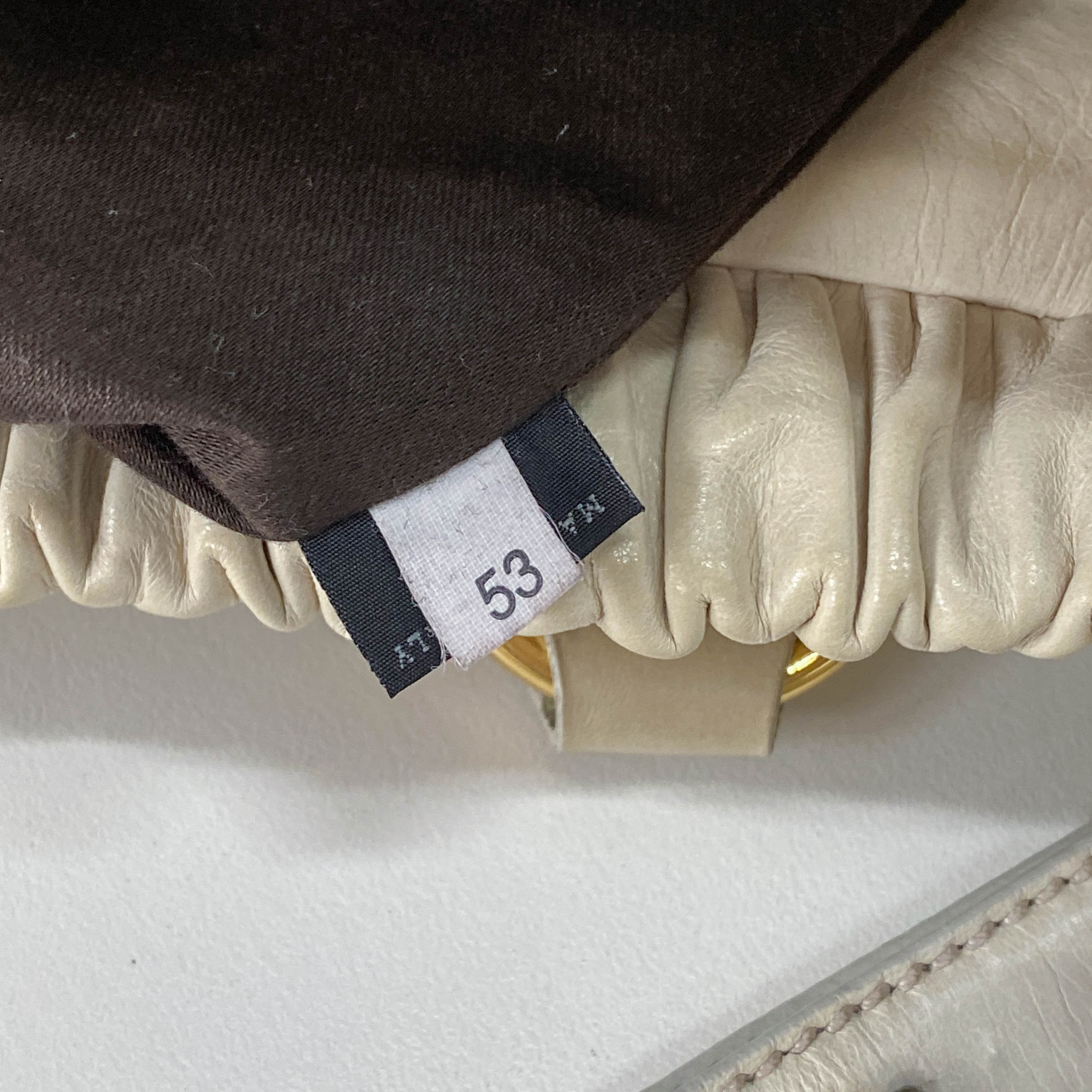 Vitello Light Green Calfskin Leather Two Way Bag