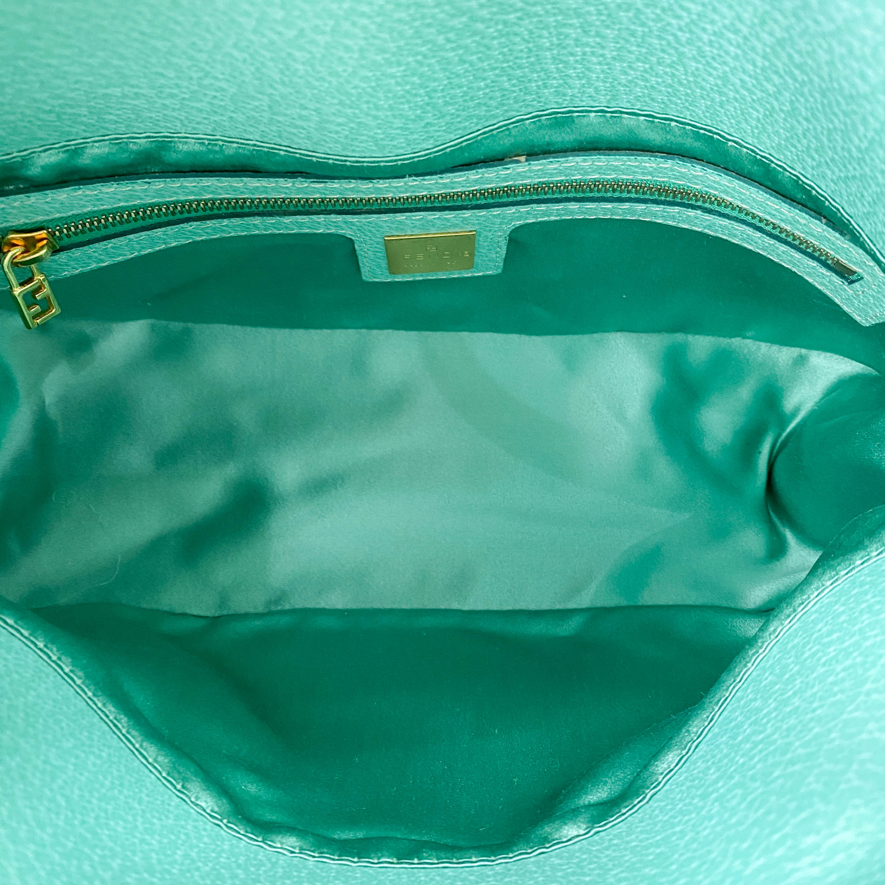 Green Leather Shoulder Bag