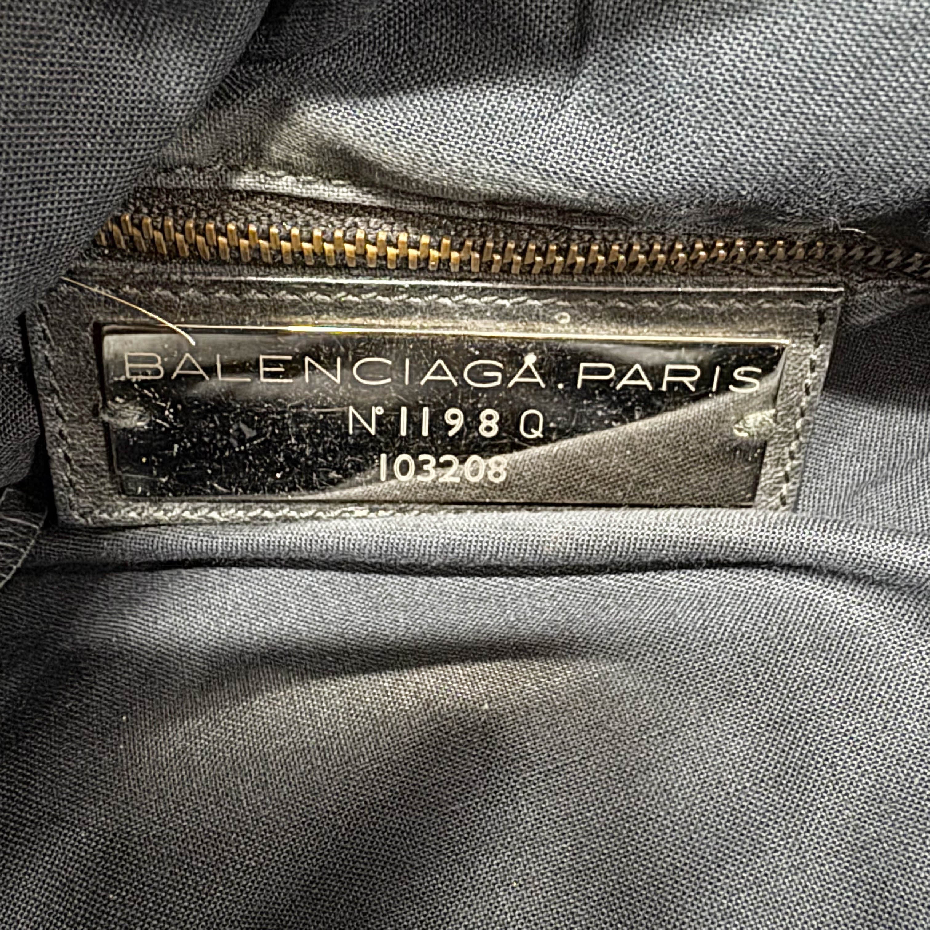 The First Black Calfskin Leather Handlebag