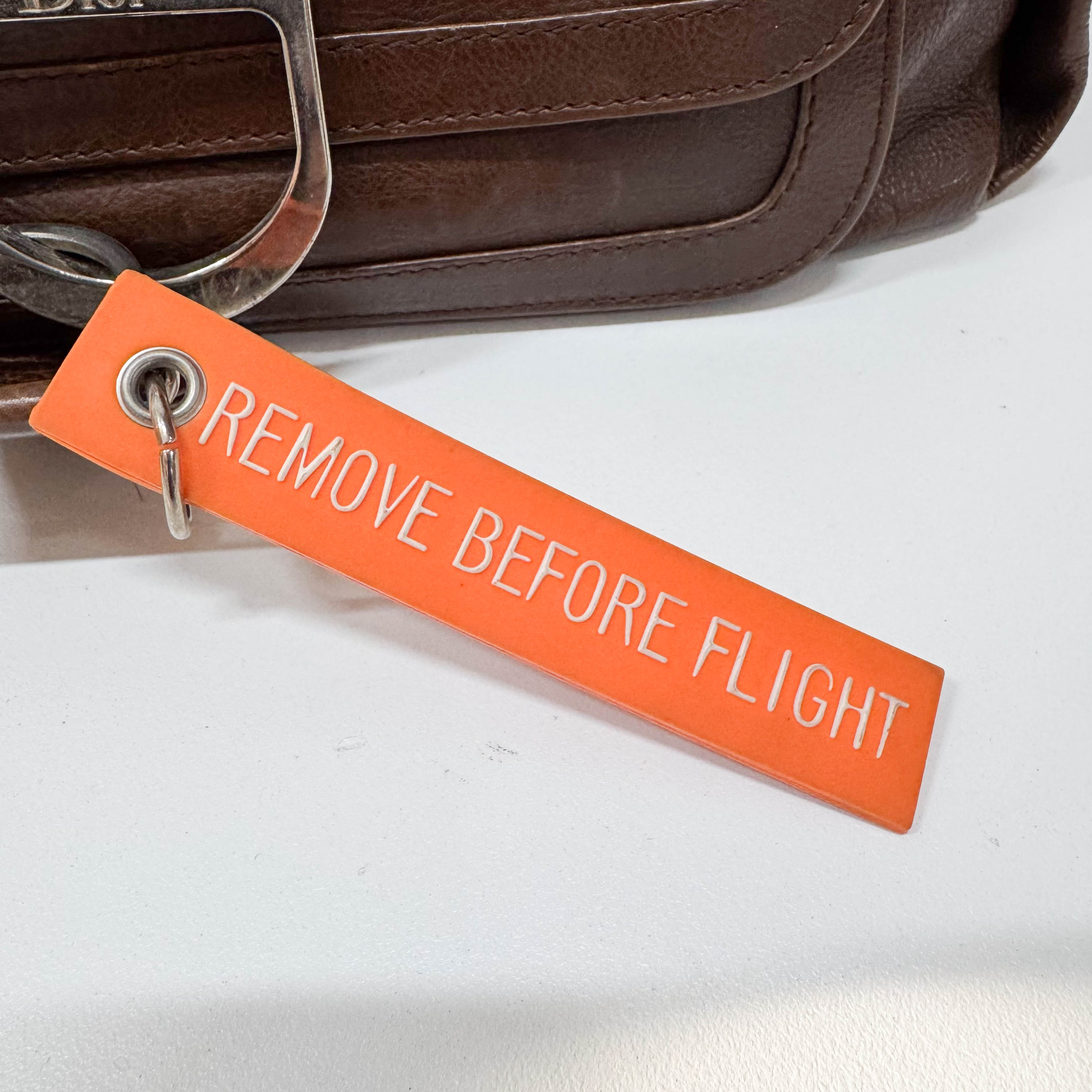 Flight Brown Leather Shoulder Bag