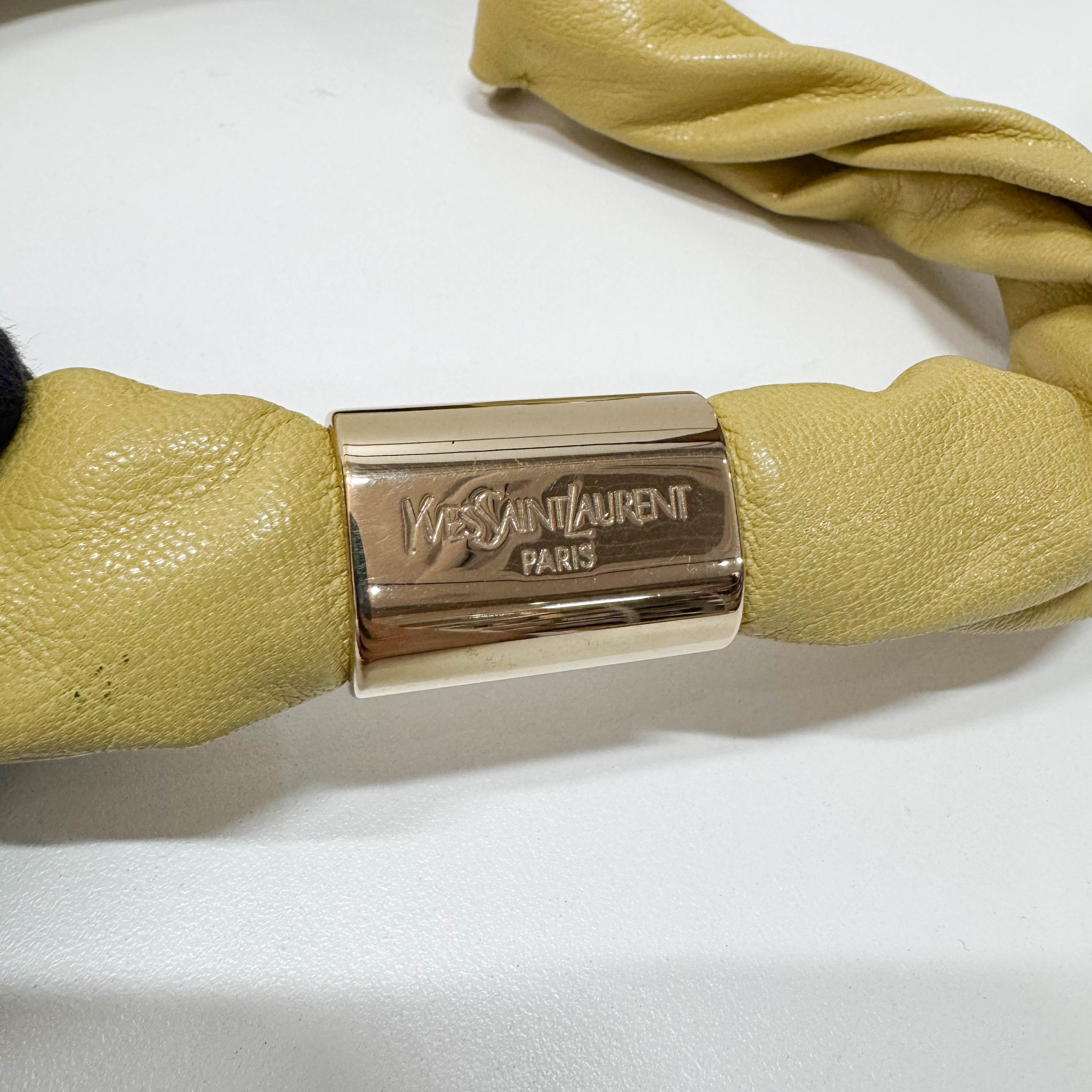 Saint Tropez Green Leather Shoulder Bag