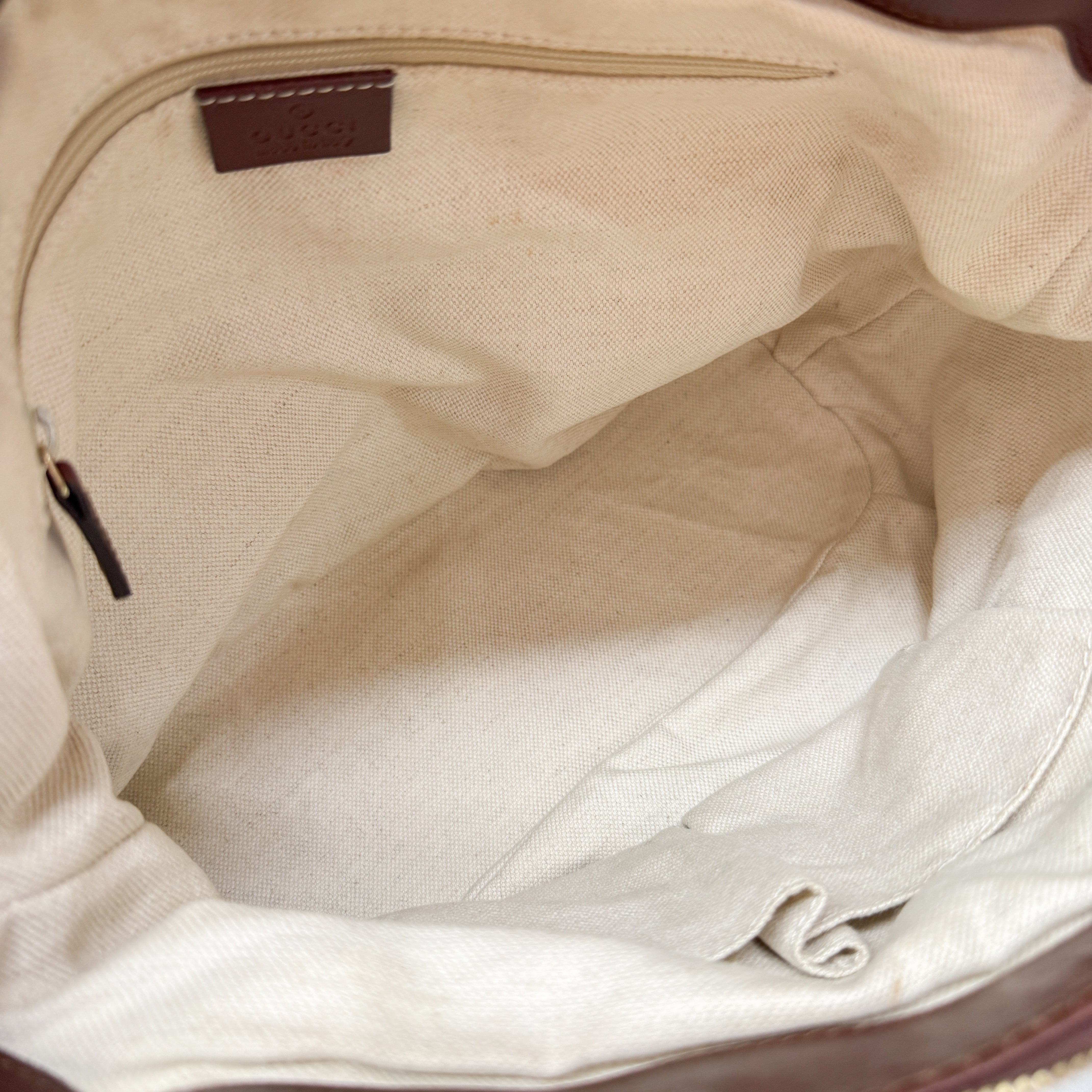 Sukey Brown Embossed Python Two-Way Bag