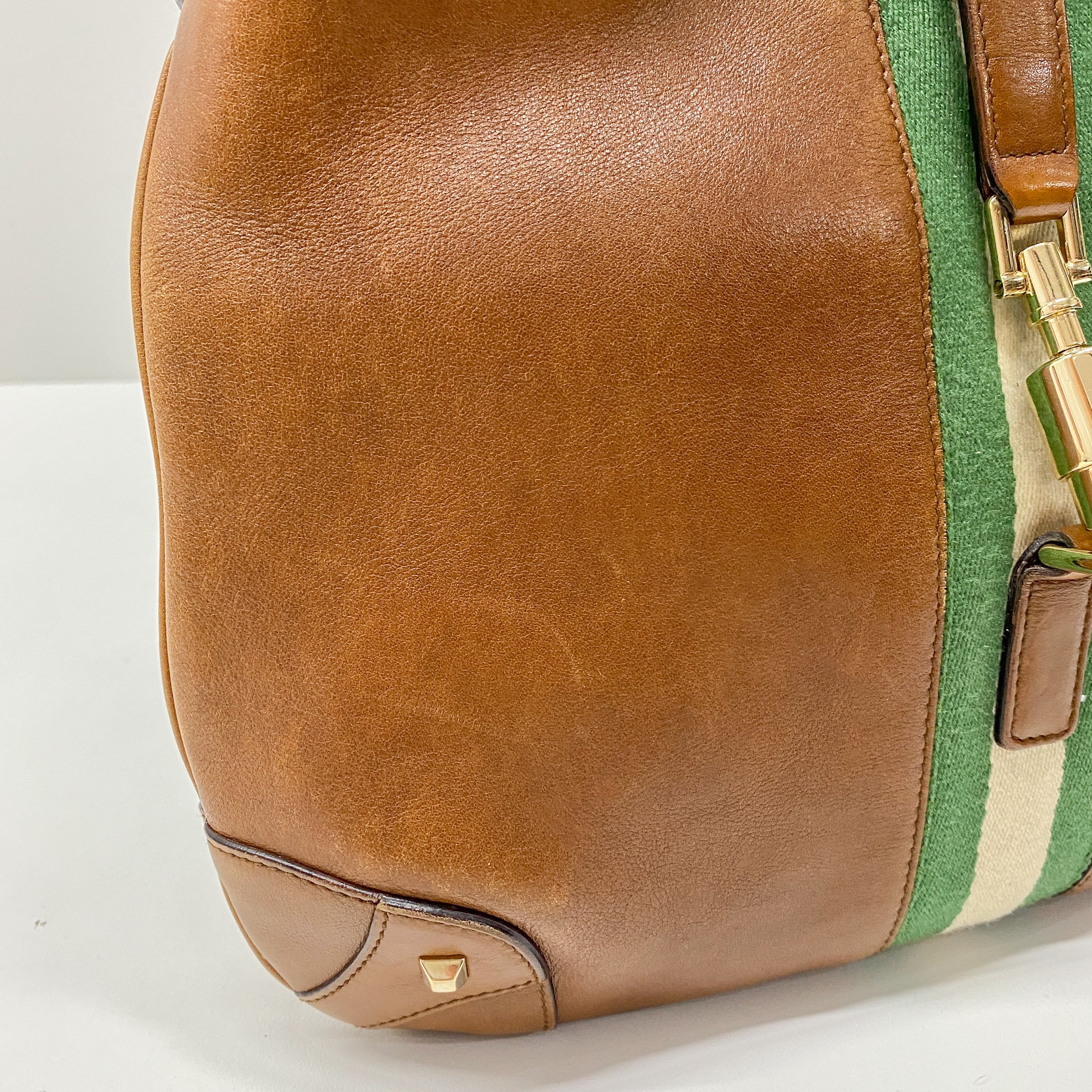 Jackie Brown Leather Shoulder Bag