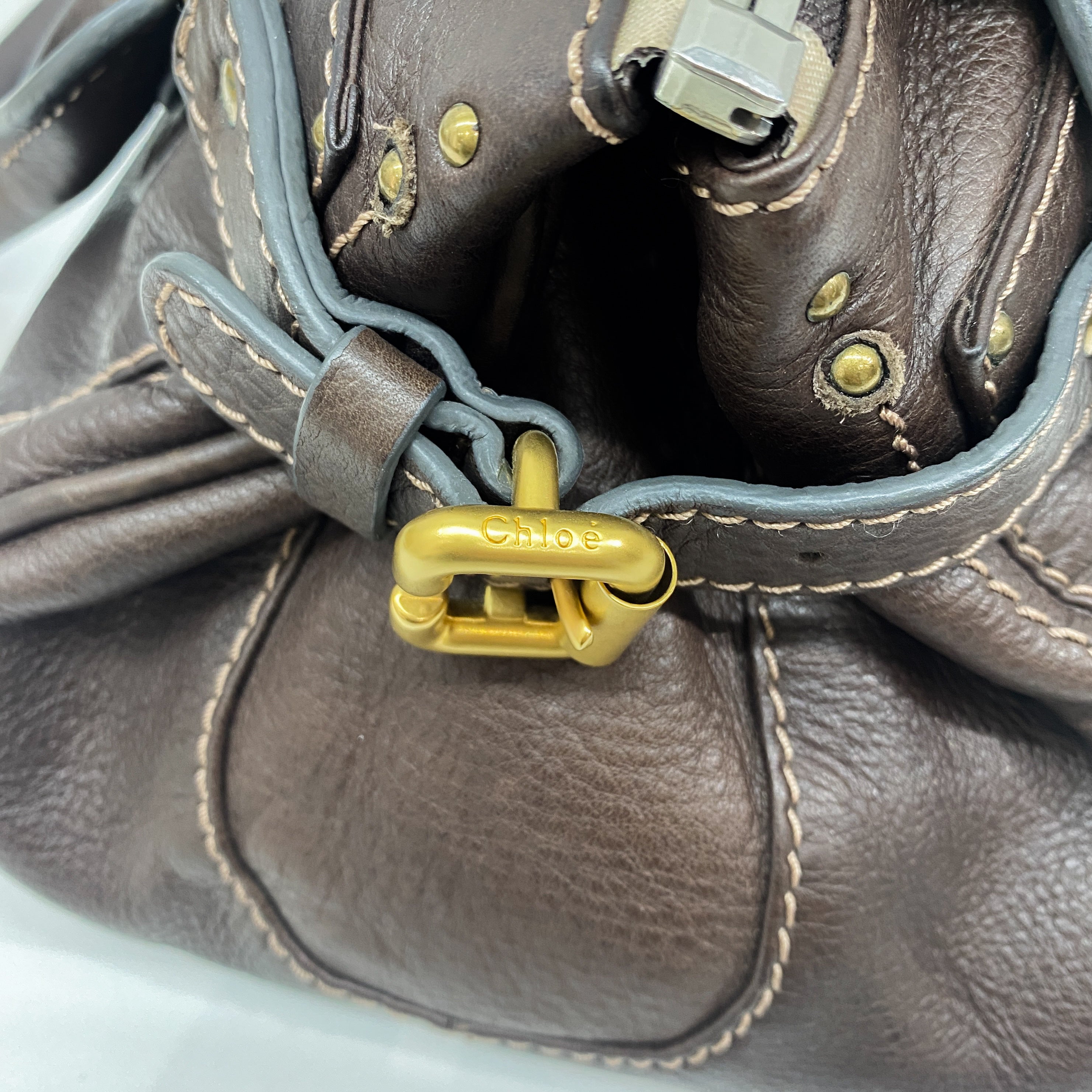 Paddington Brown Leather Shoulder Bag