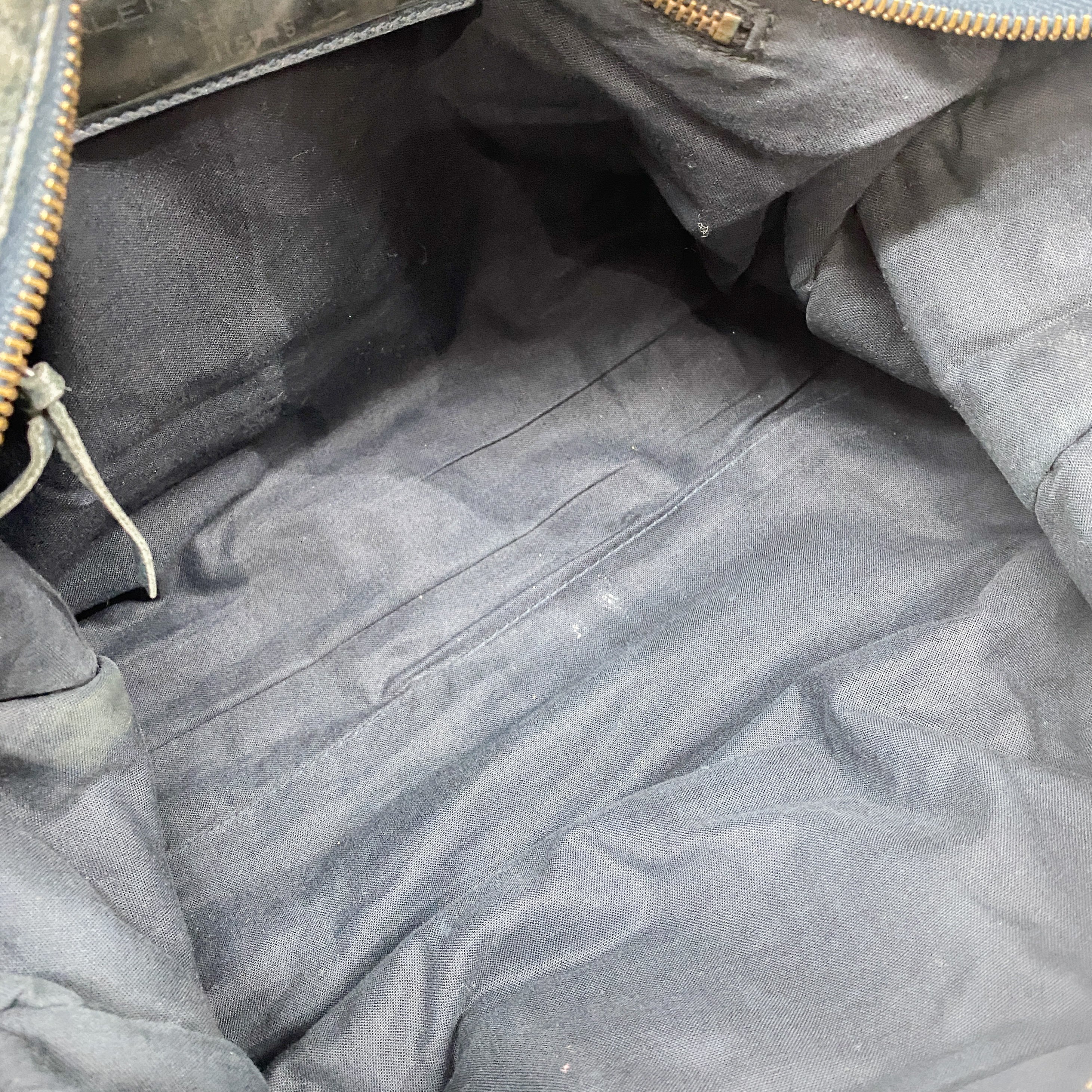 The City Green Calfskin Leather Two Way Bag