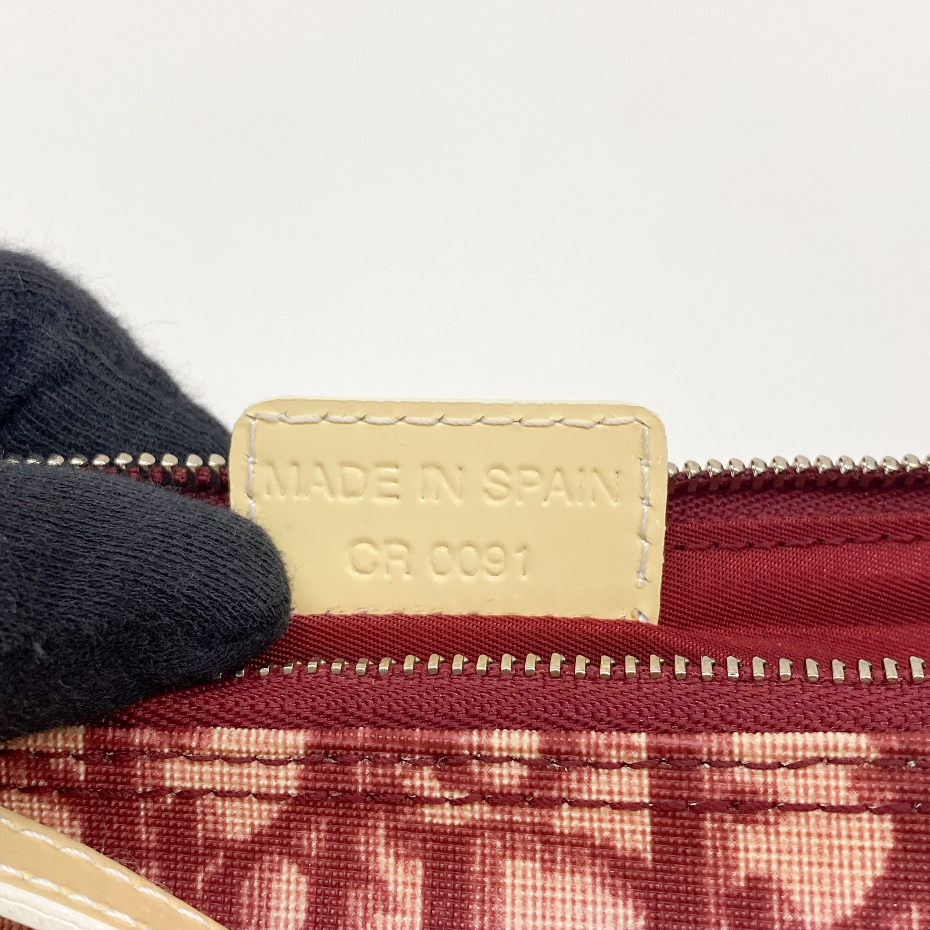 Saddle Red Trotter Canvas Shoulder Bag